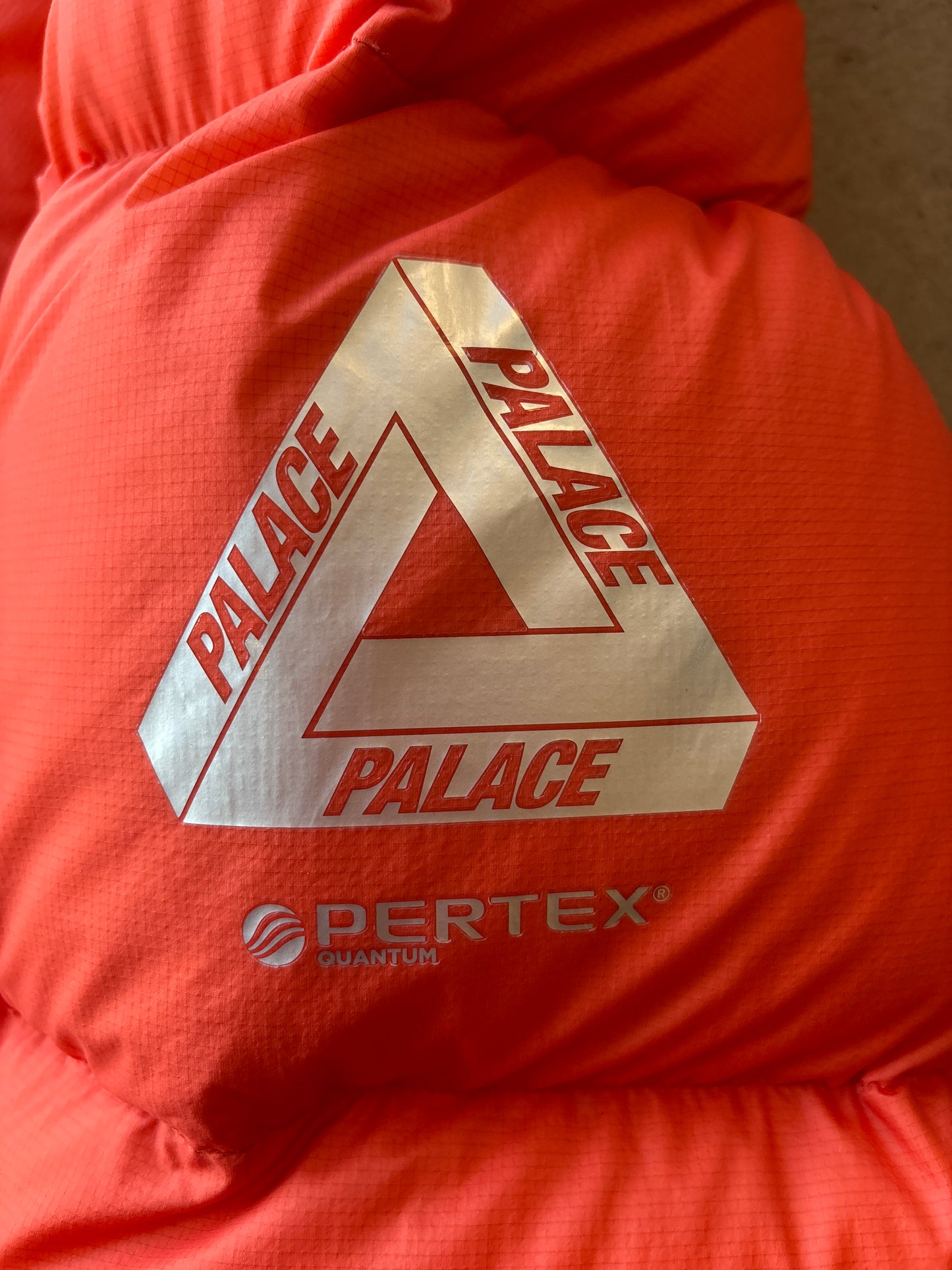 Palace Pertex Frost Balaclava Puffa Orange M