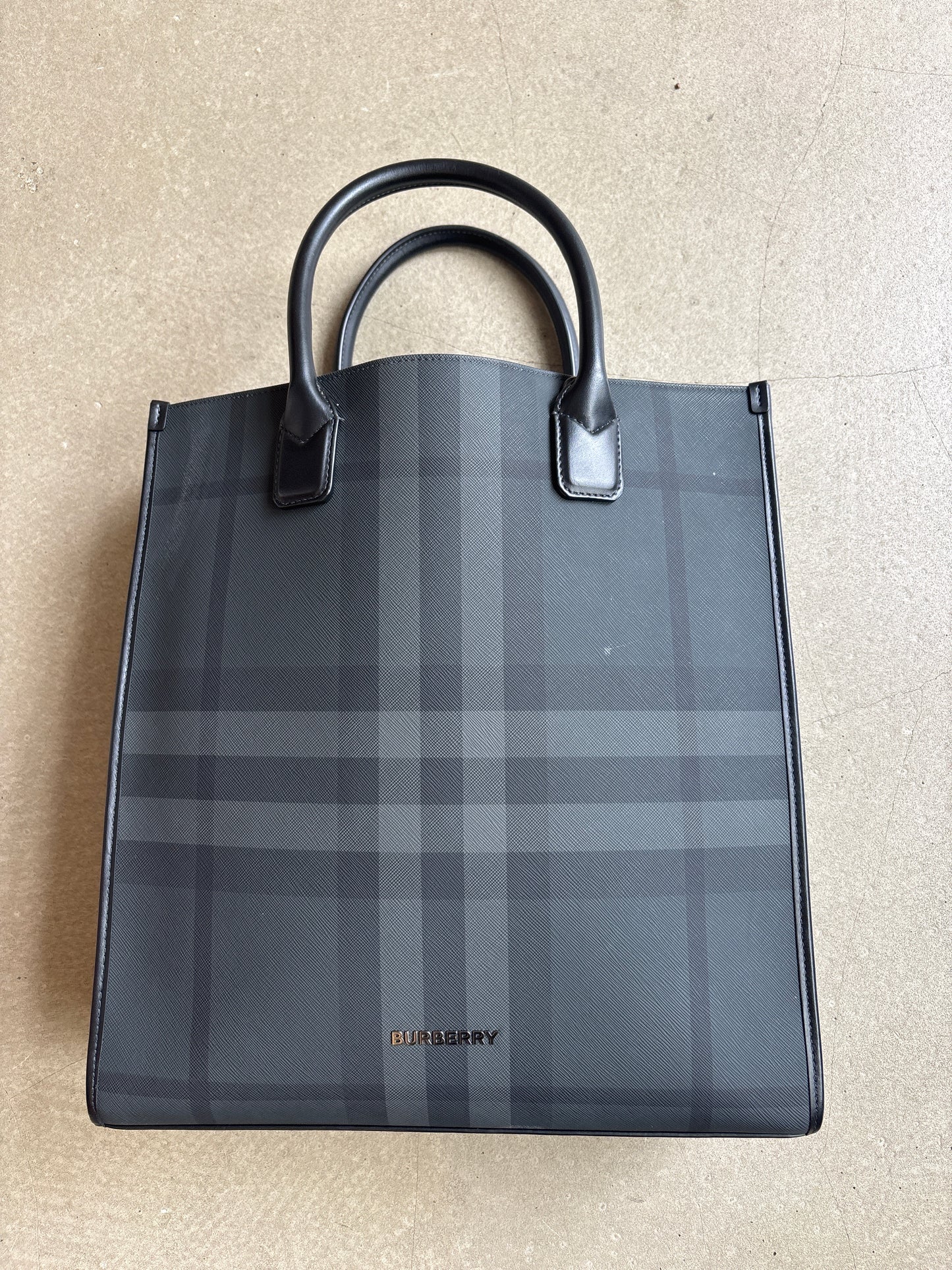 Burberry Canvas Tote Bag Black