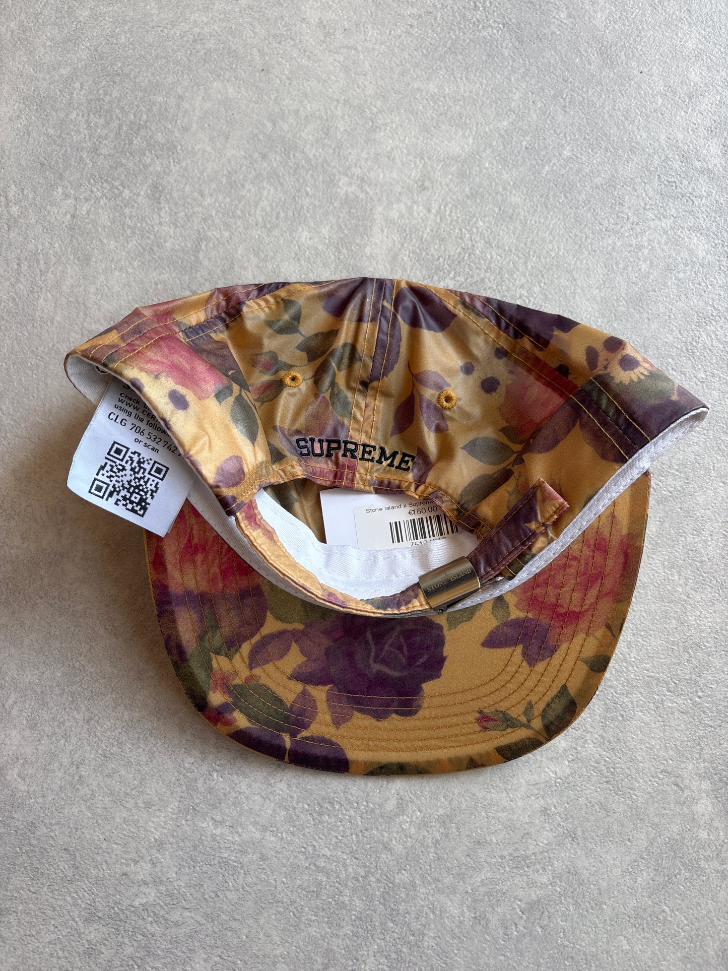 Stone Island x Supreme Floral 6-Panel