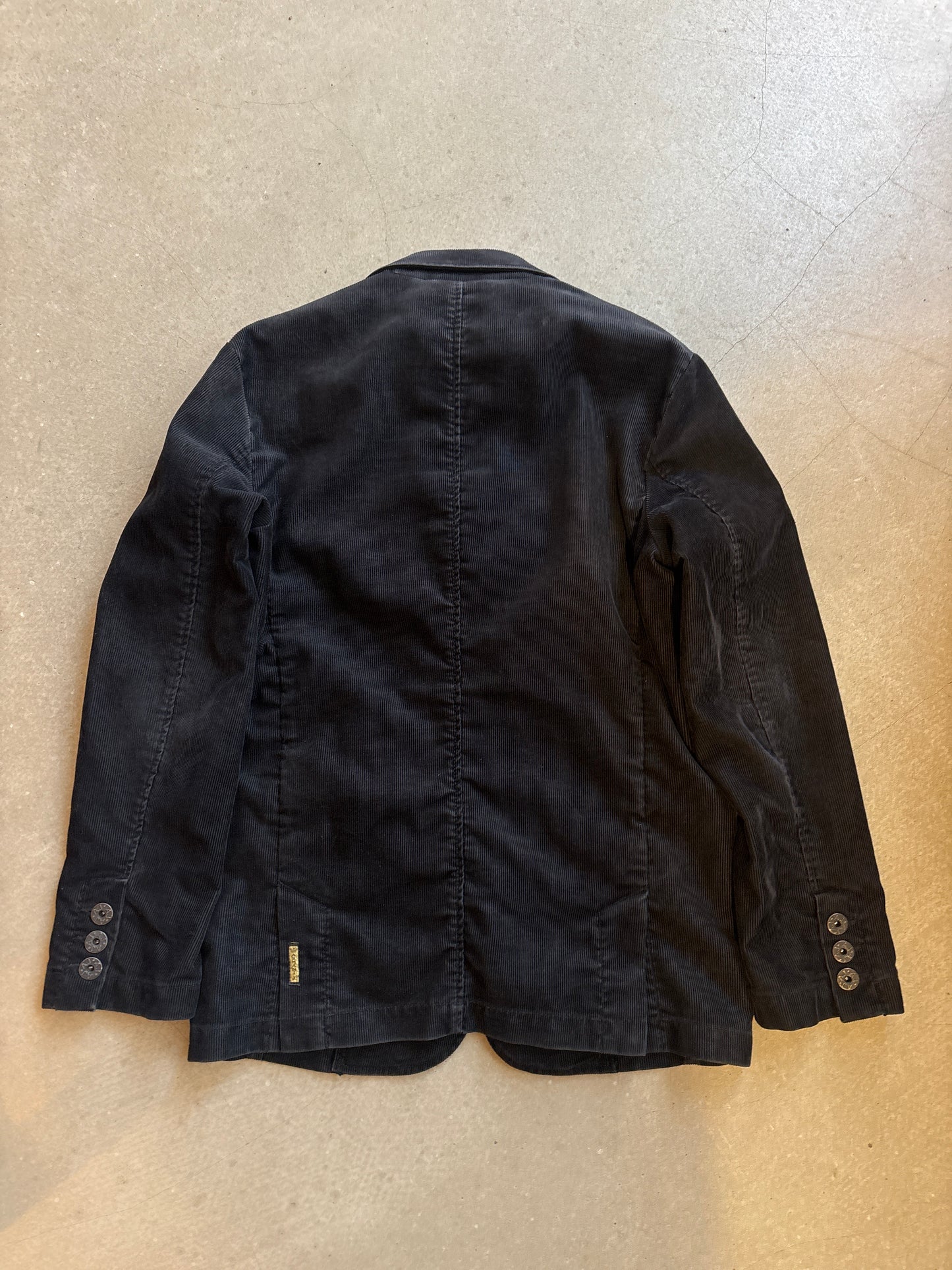 Armani Jeans Corduroy Blazer Black Size 48