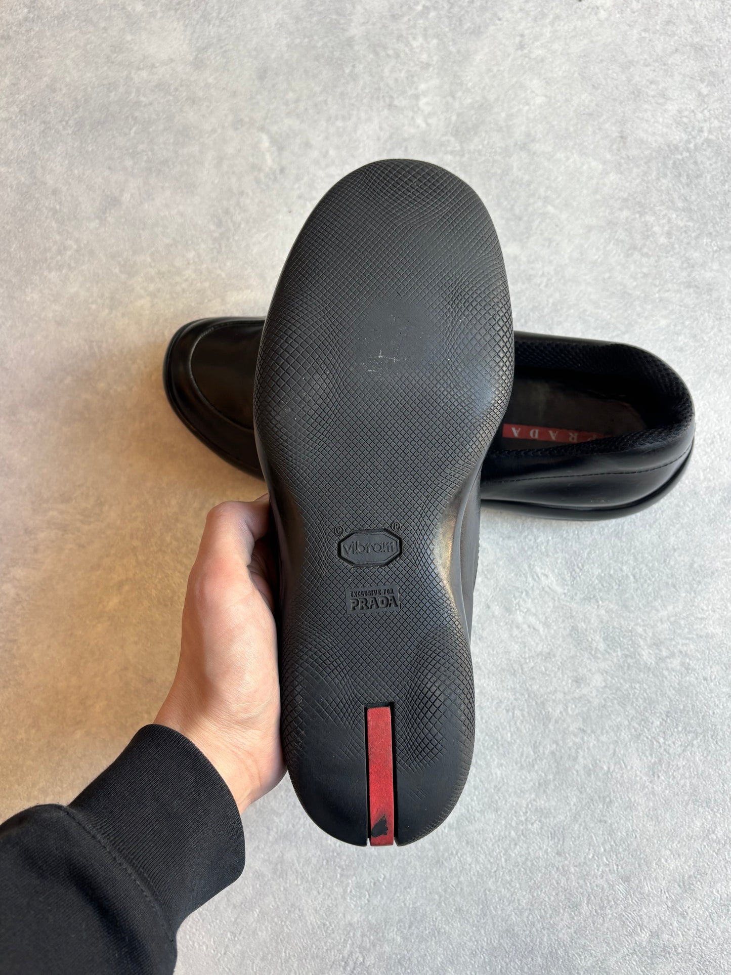 Prada Buckle Loafers Size 9 (29 CM)