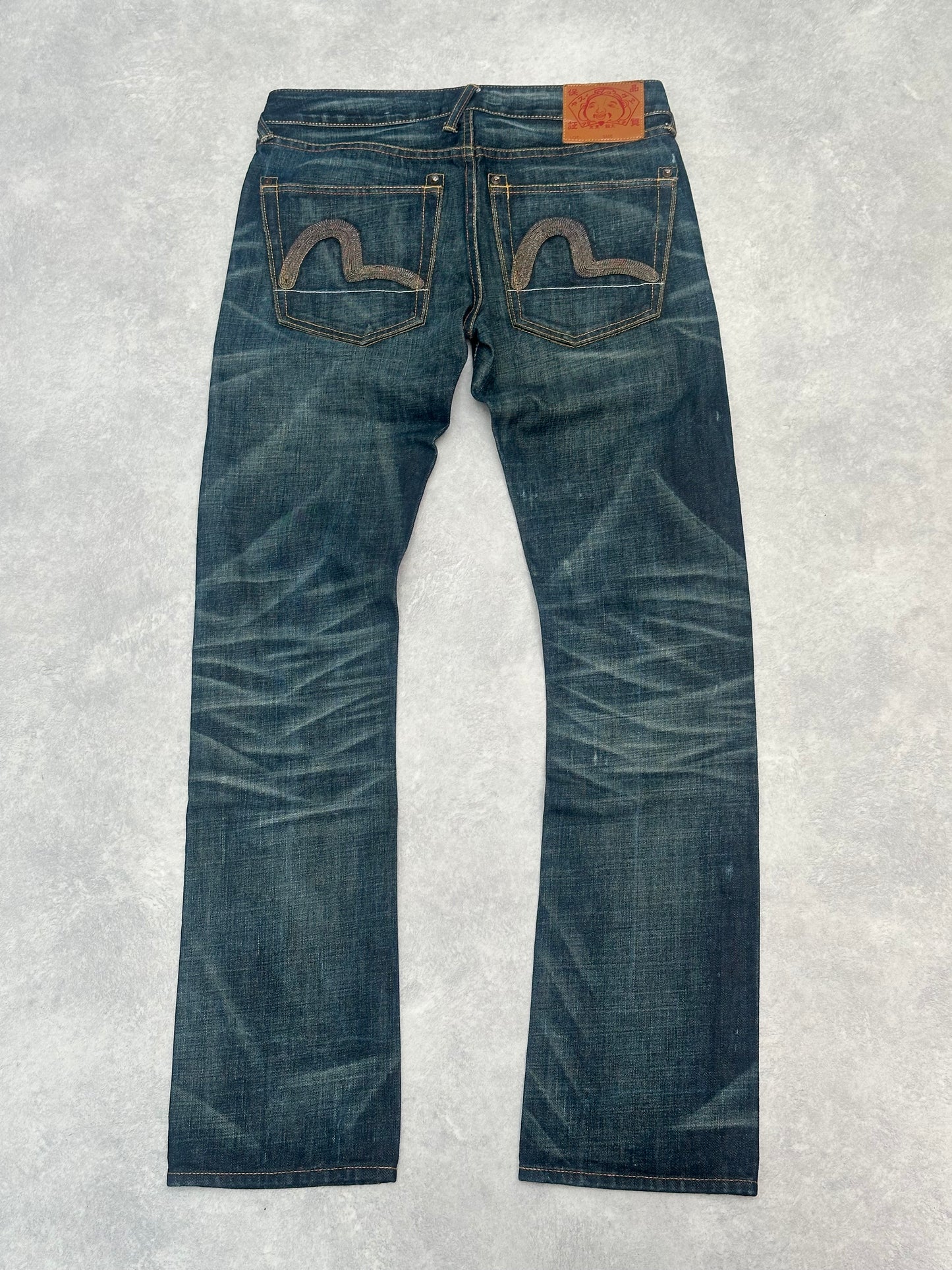 Evisu Skinny Shiny Jeans Size 32