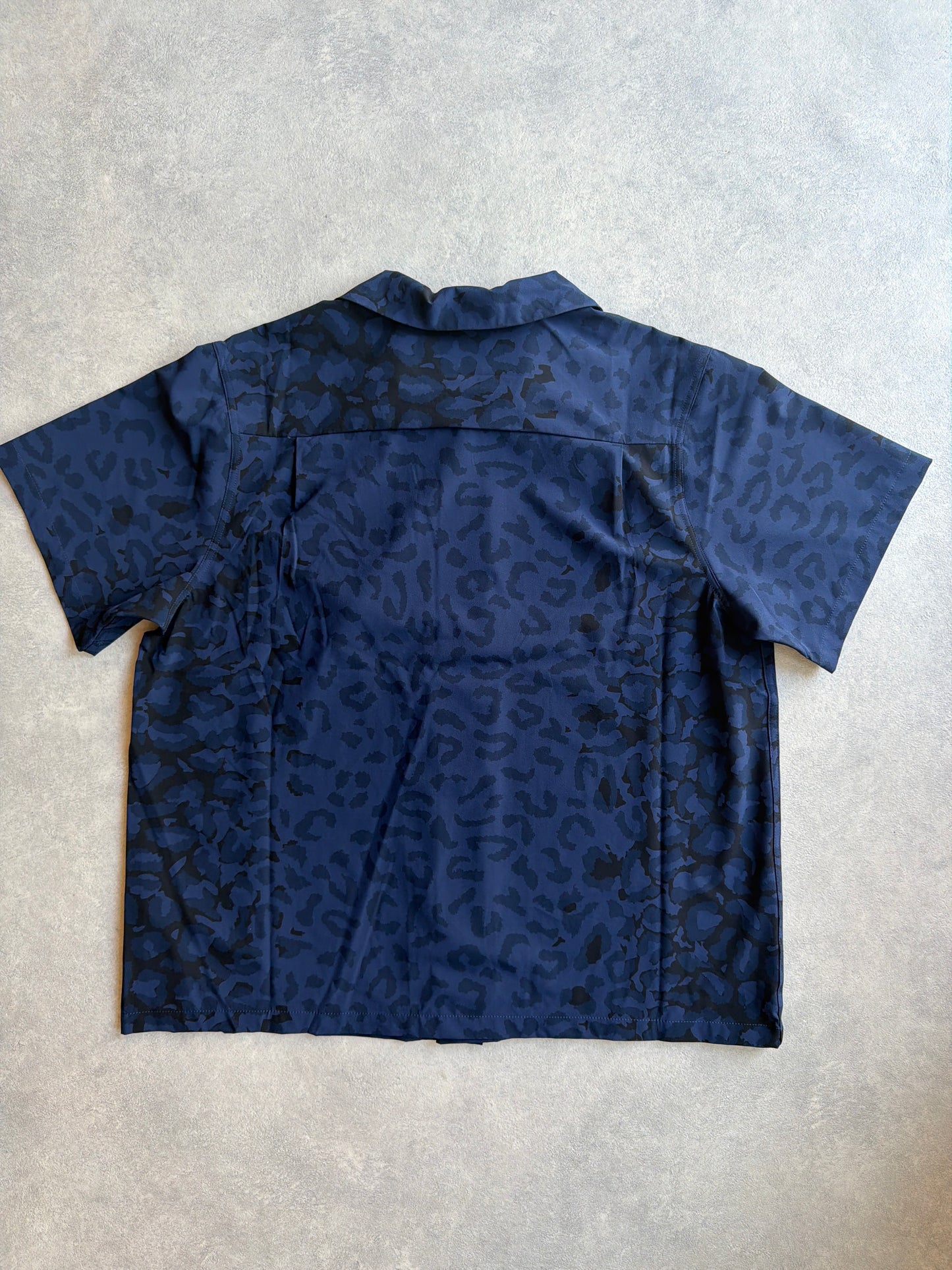 Nike SB Print Bowler Shirt Blue Large