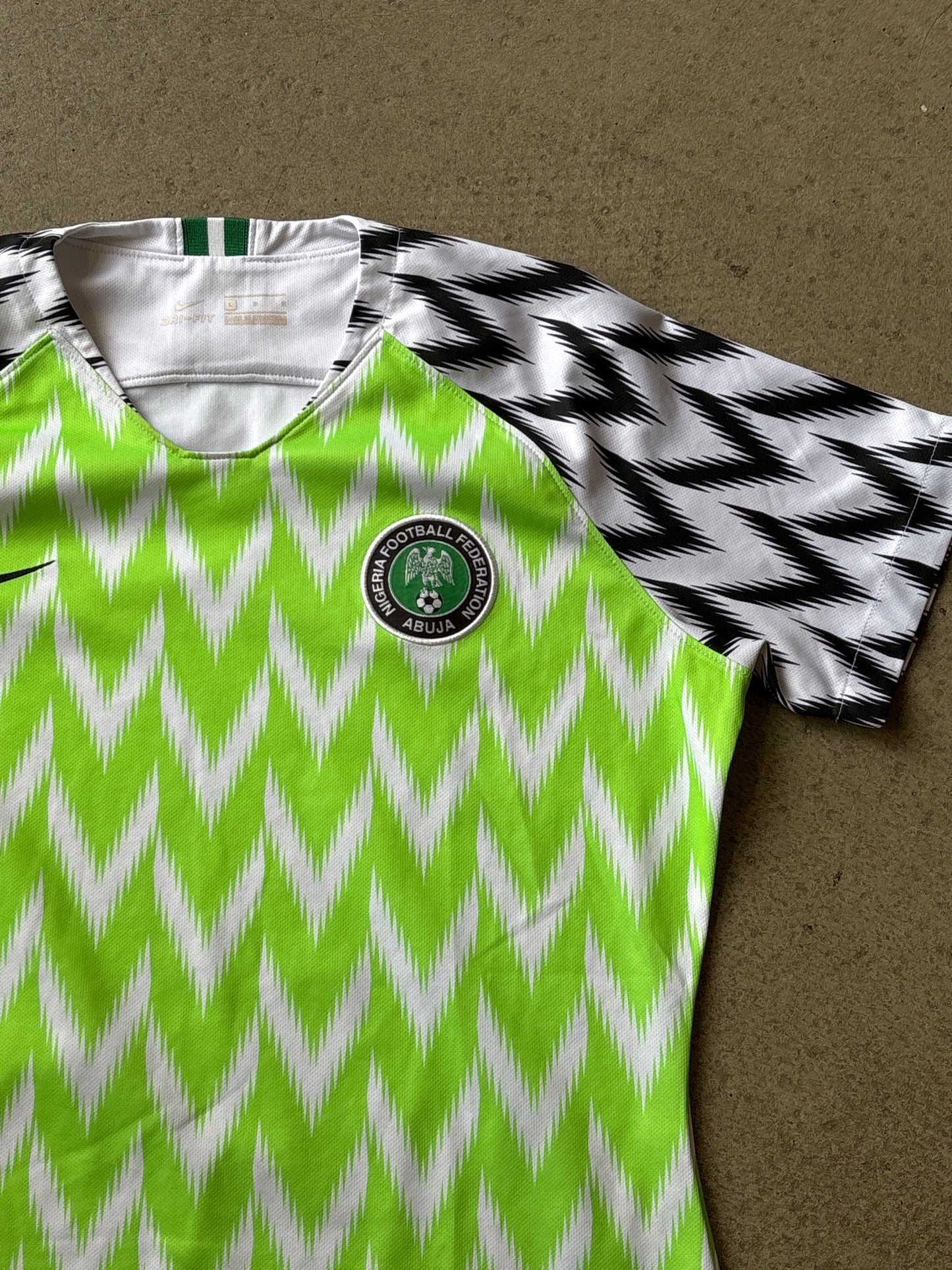 Nike Nigeria Home Jersey Large Green