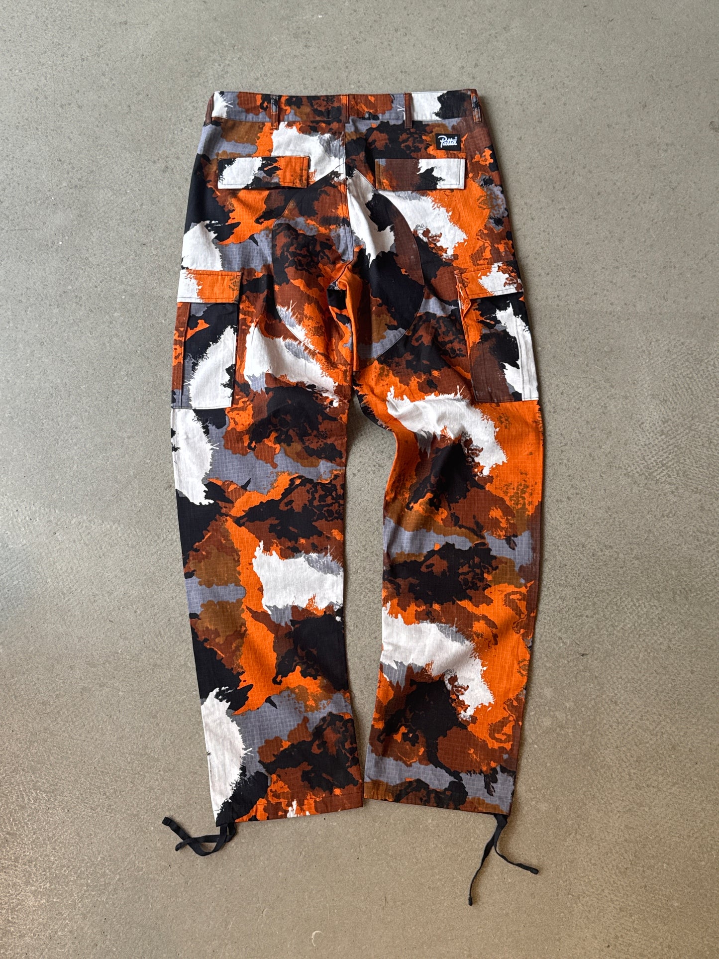 Patta Orange Camo Cargo L
