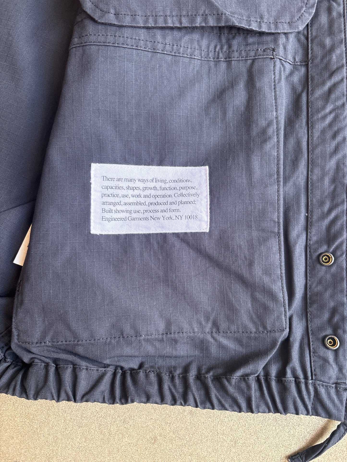 Palace x Engineered Garments Ripstop Washed Track Jacket M