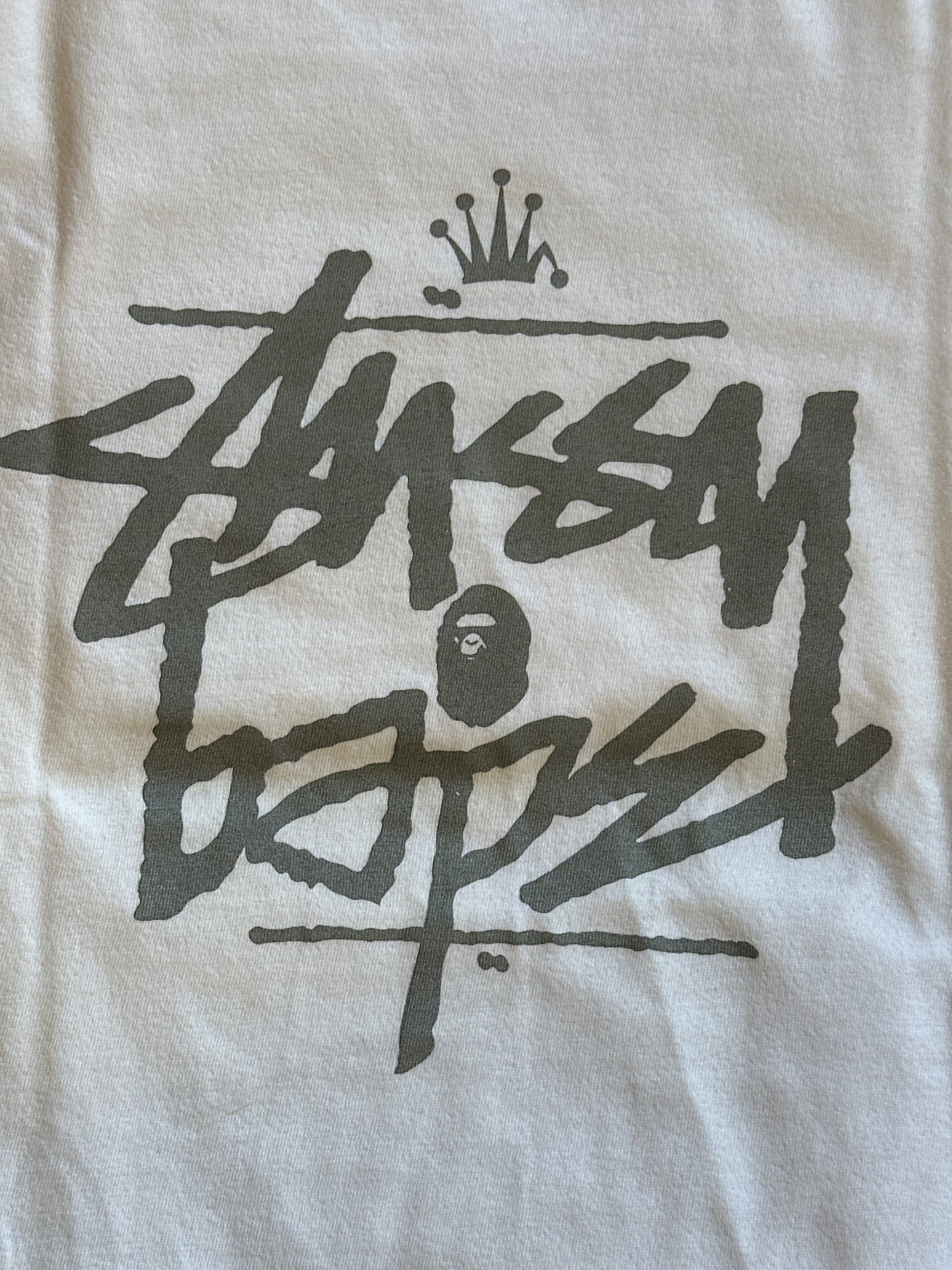 Stussy X Bape Tee Size Small