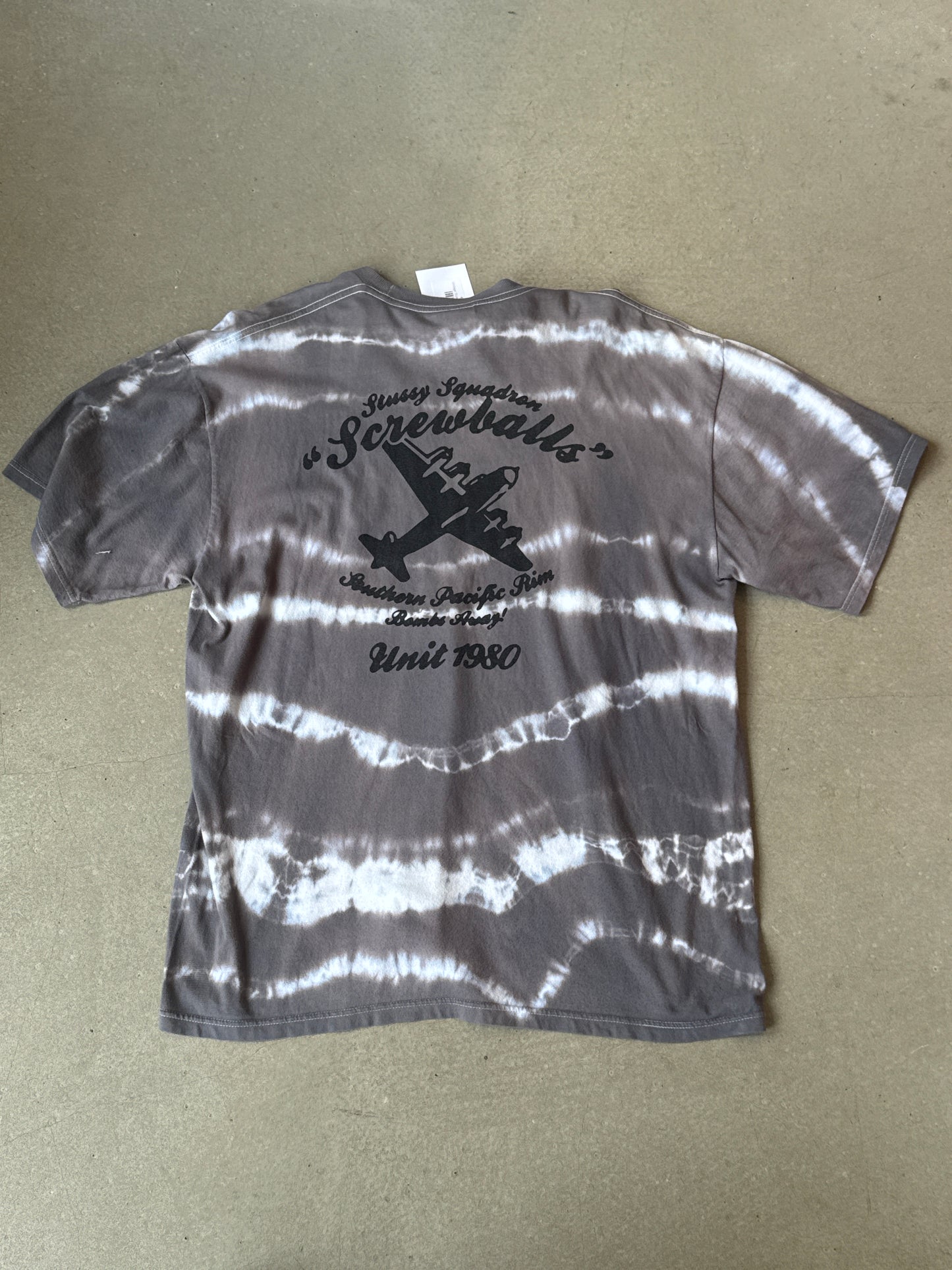 Vintage Stussy Tie Dye Grey XL