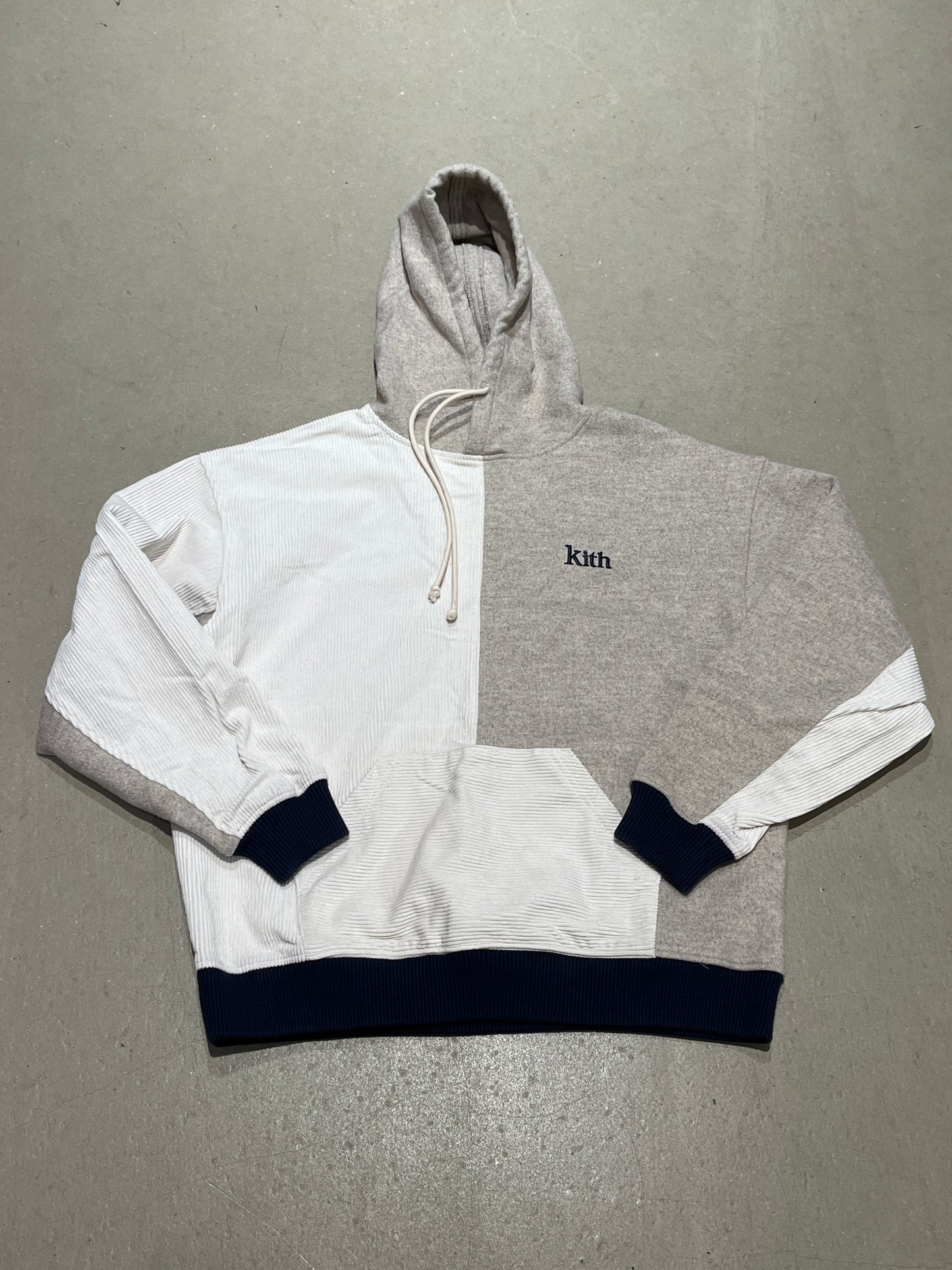 Kith Hoodie Corduroy Wool Beige L