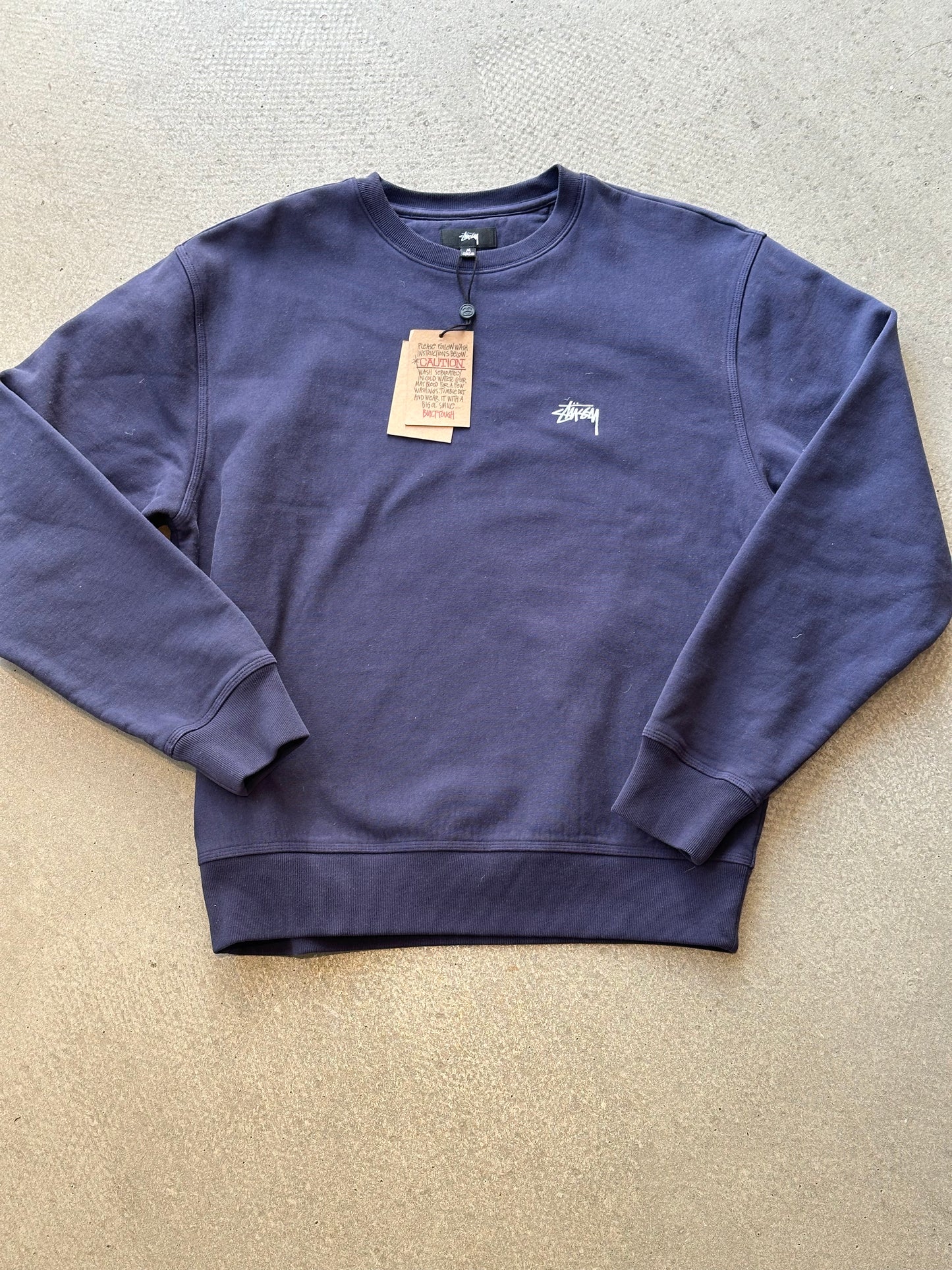 Stussy Stock Logo Crew M