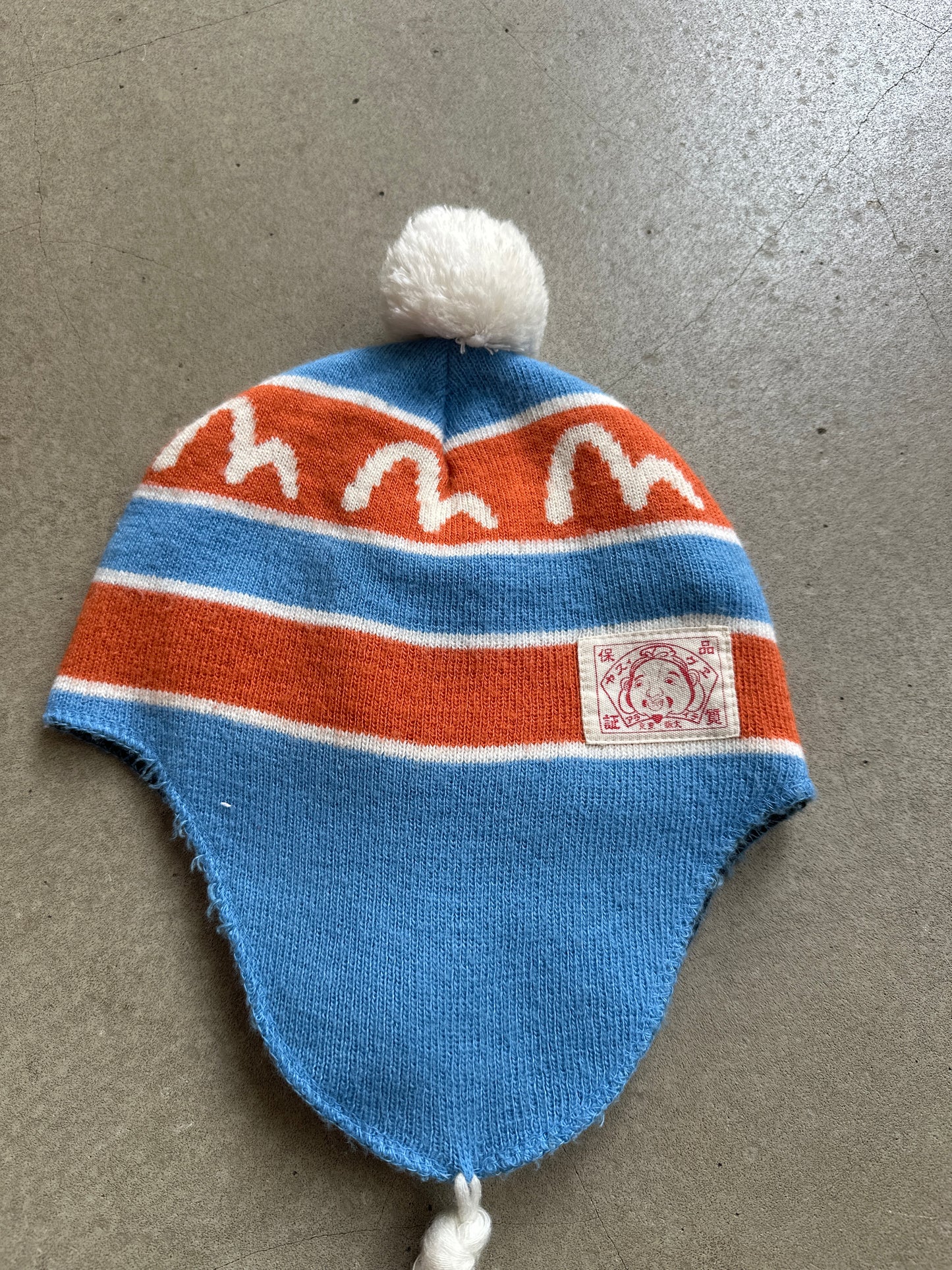 Evisu Hat Orange/Blue