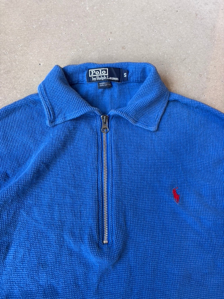 Ralph lauren Half Zip Knit Blue S