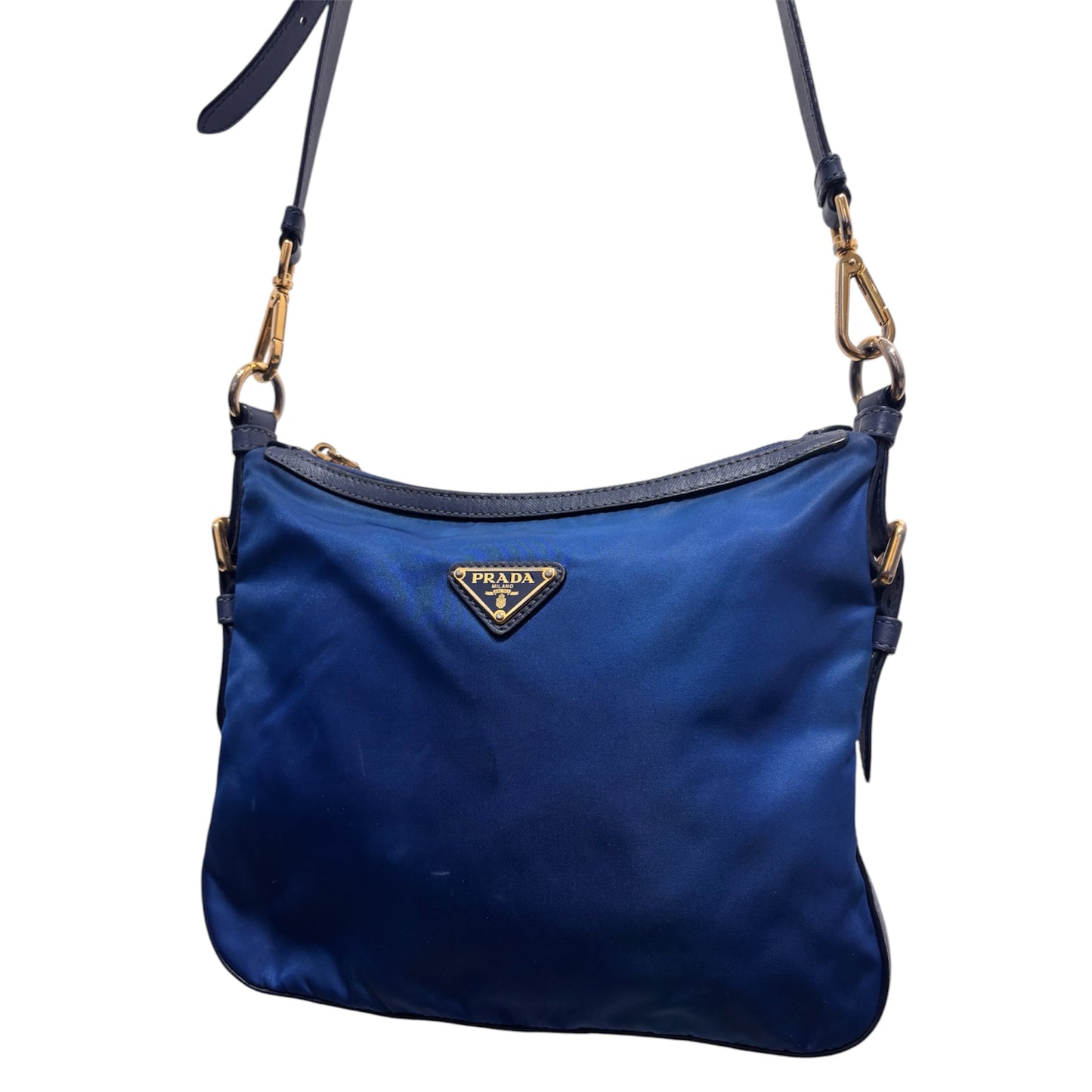 Prada Nylon Blue Shoulder Bag
