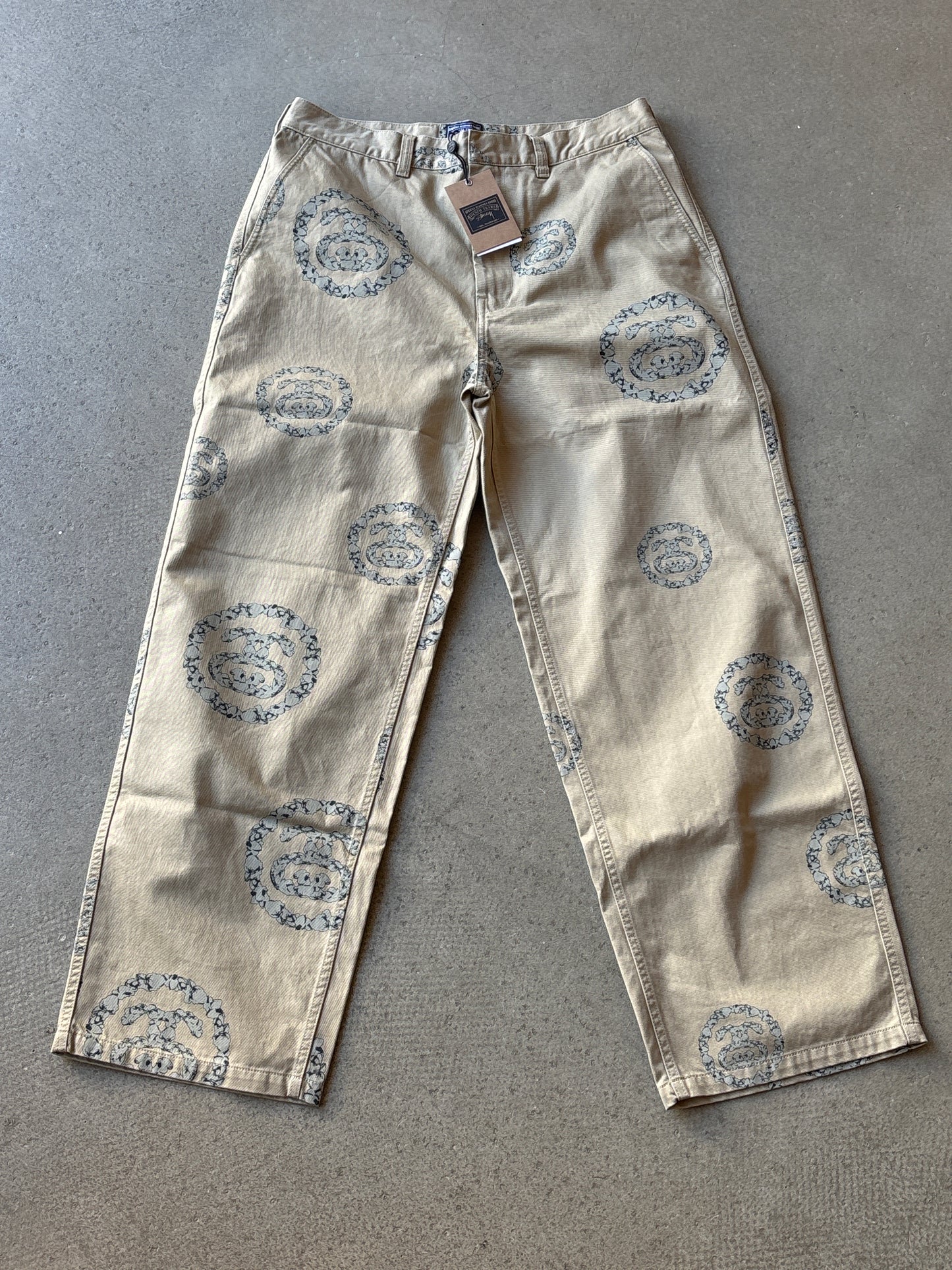 Denim Tears x Stussy Double S Wreath Chino Pant 34