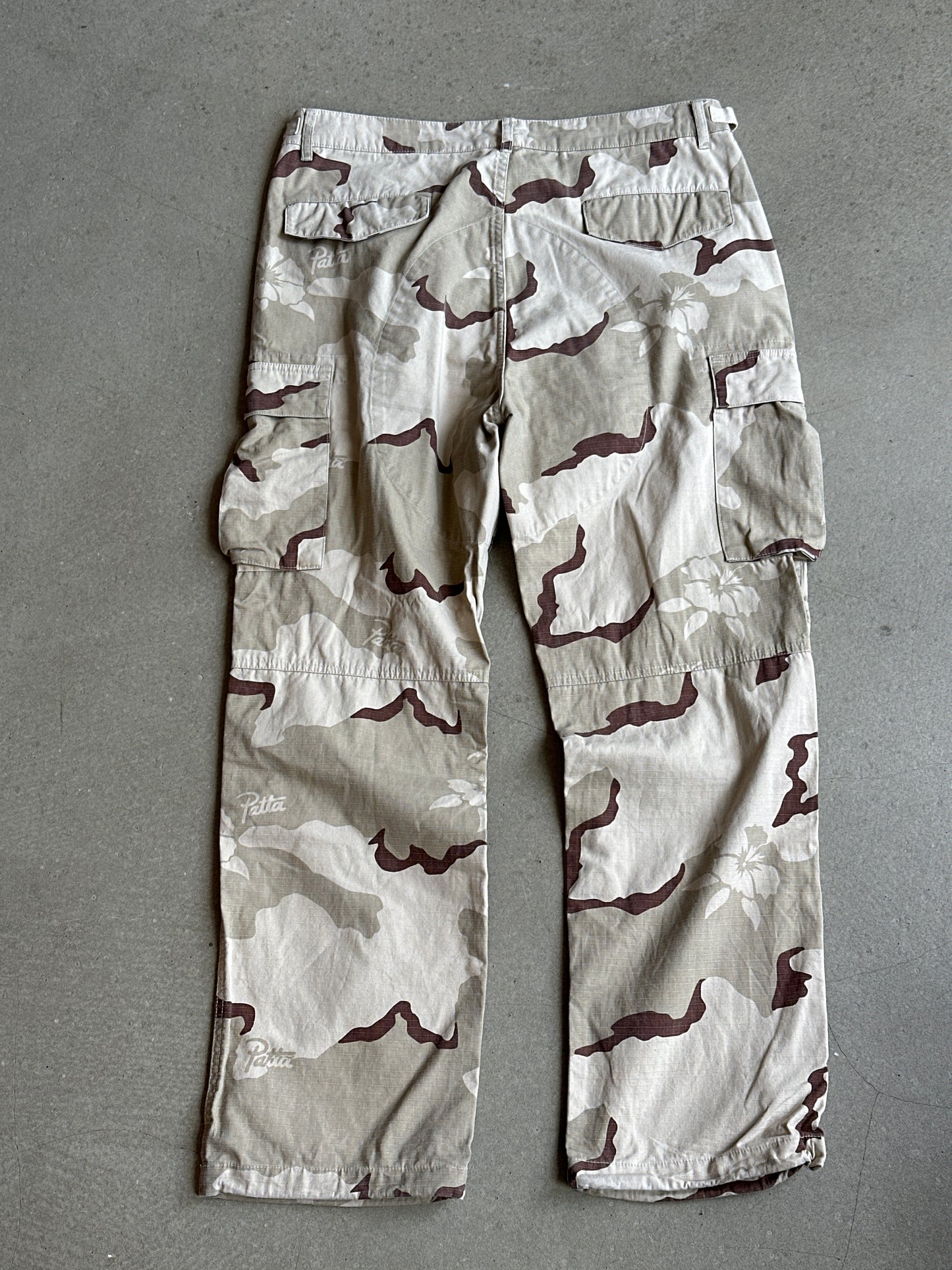 Patta Dessert Camo Cargo Pants Brown Medium