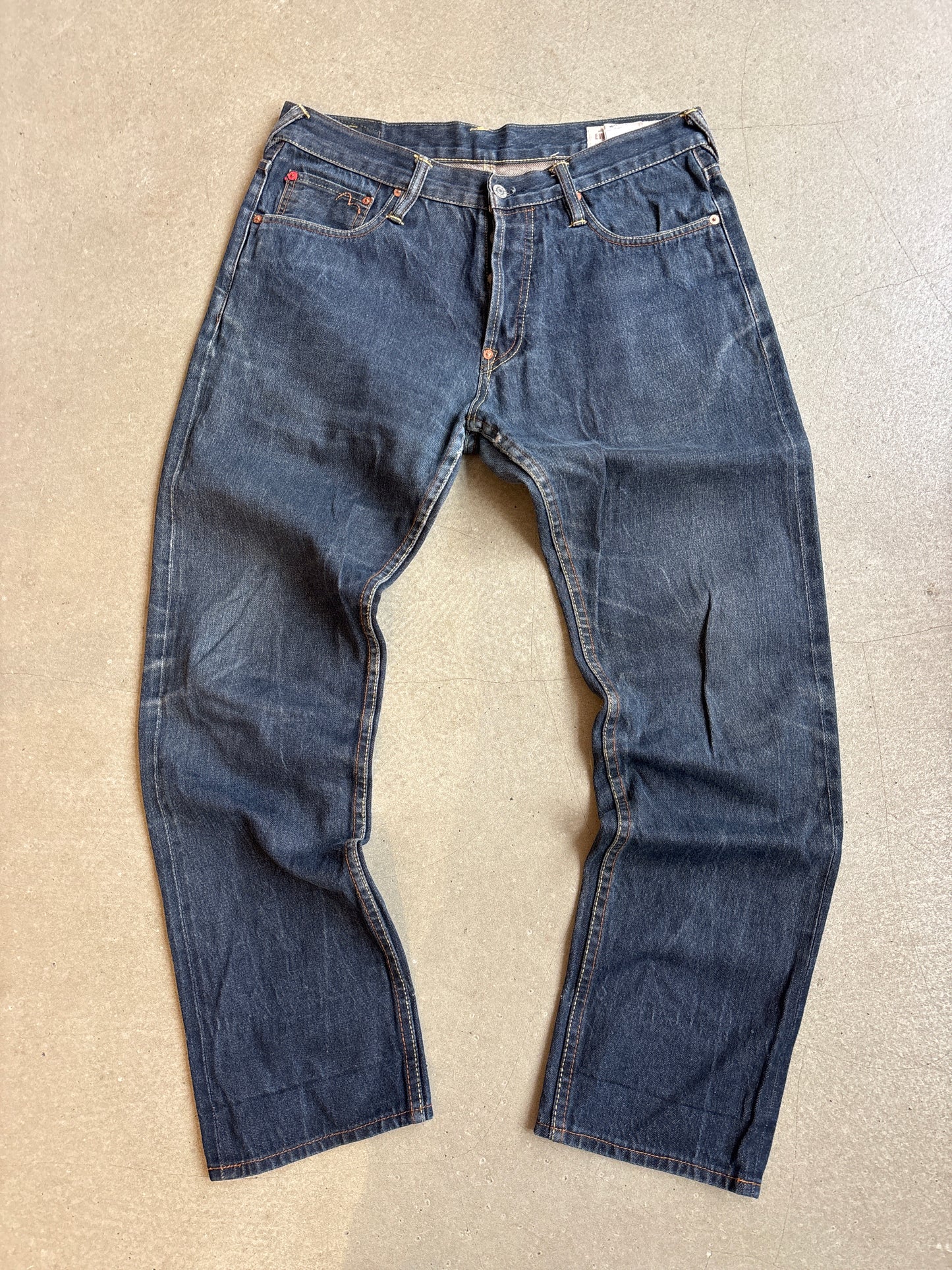 Evisu Denim White Daicock Jeans 34x34