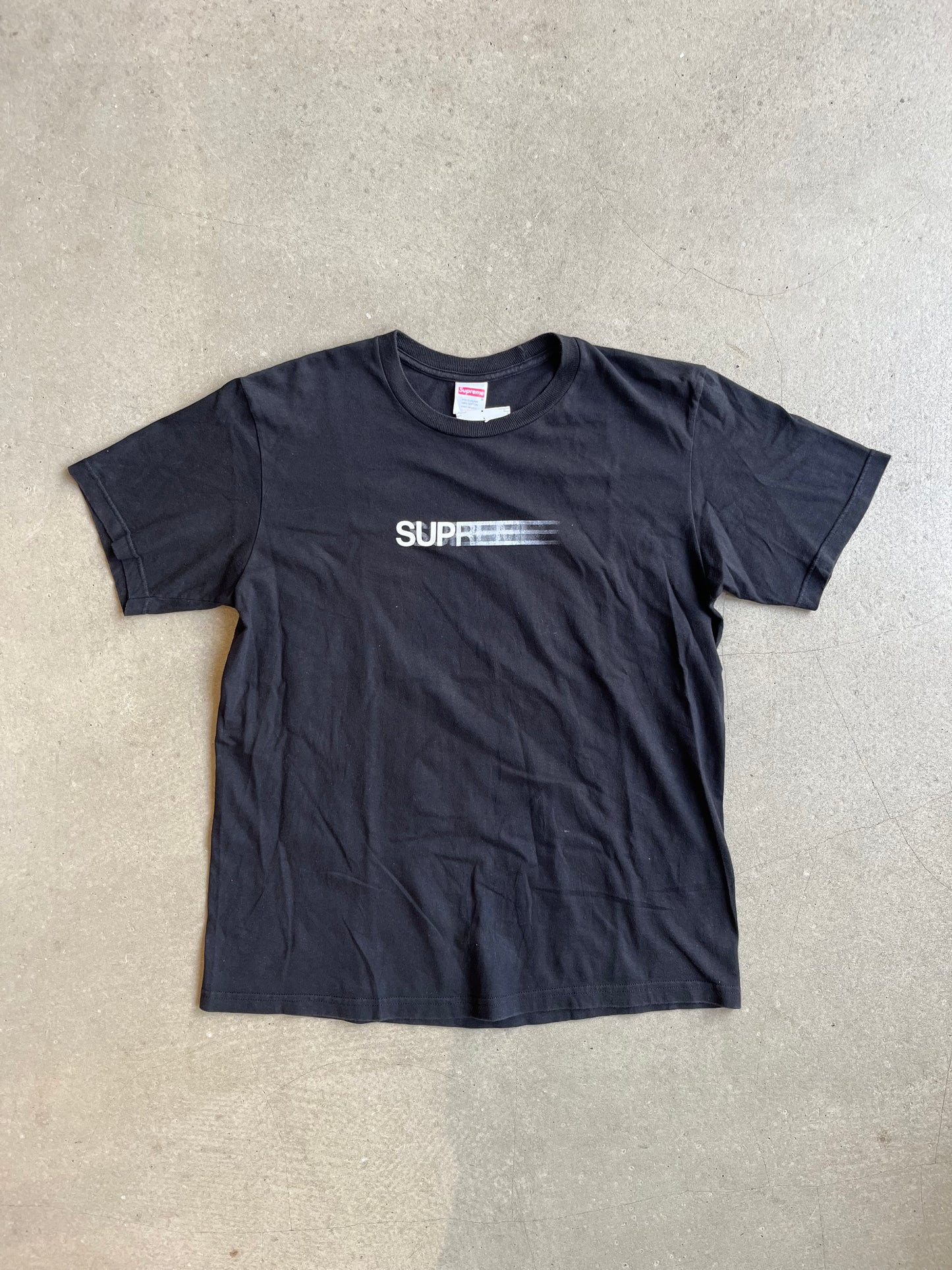 Supreme Motion Logo Tee Black M