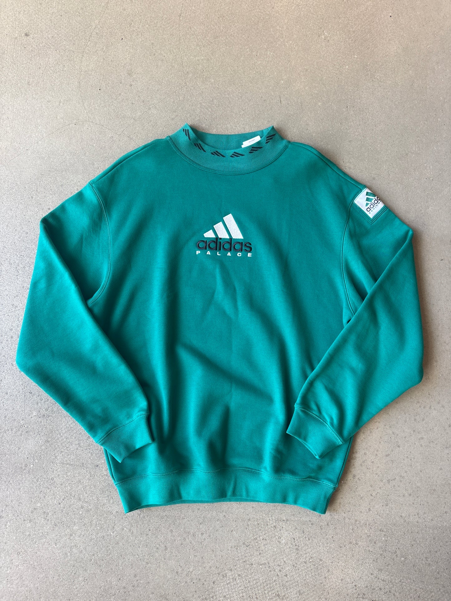 Palace x adidas EQT Crewneck Green