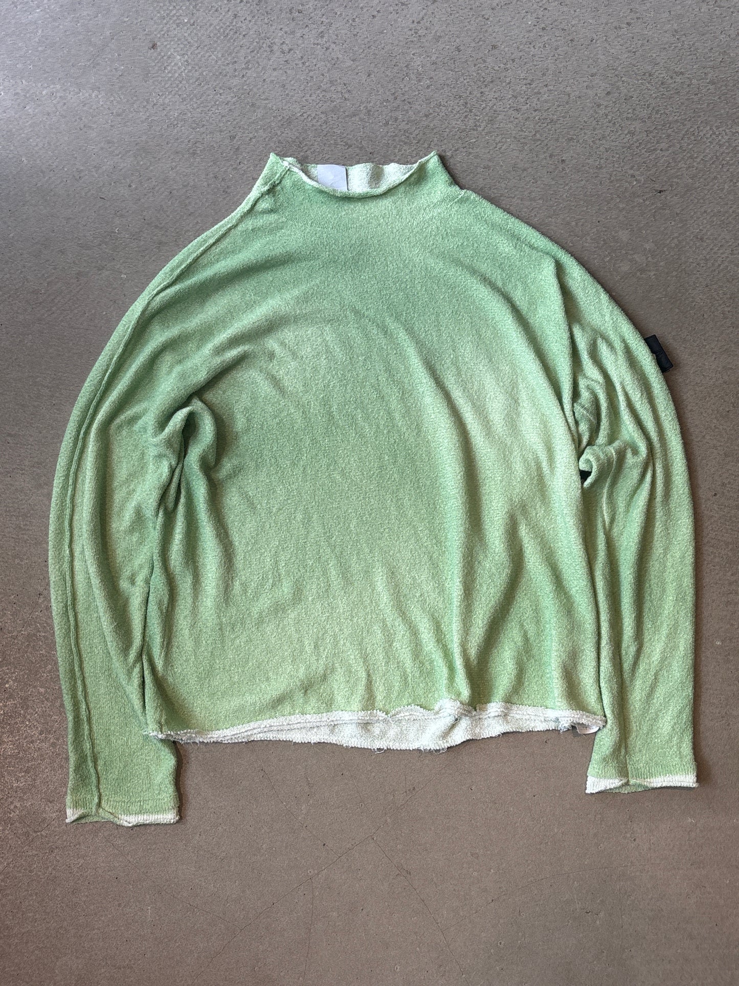 Stone Island Shadow Project Mockneck Knit Sweater 'Green' XL