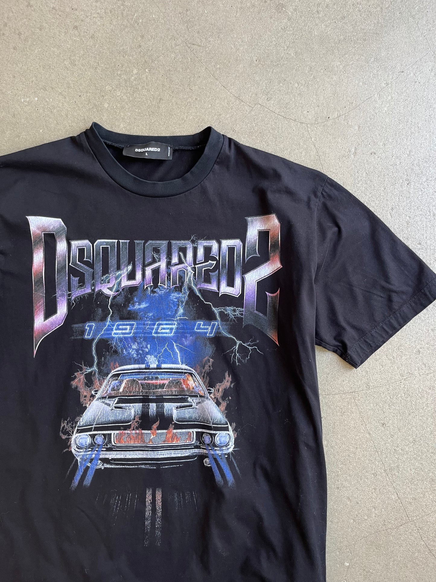 Dsquared2 Car Tee Black L