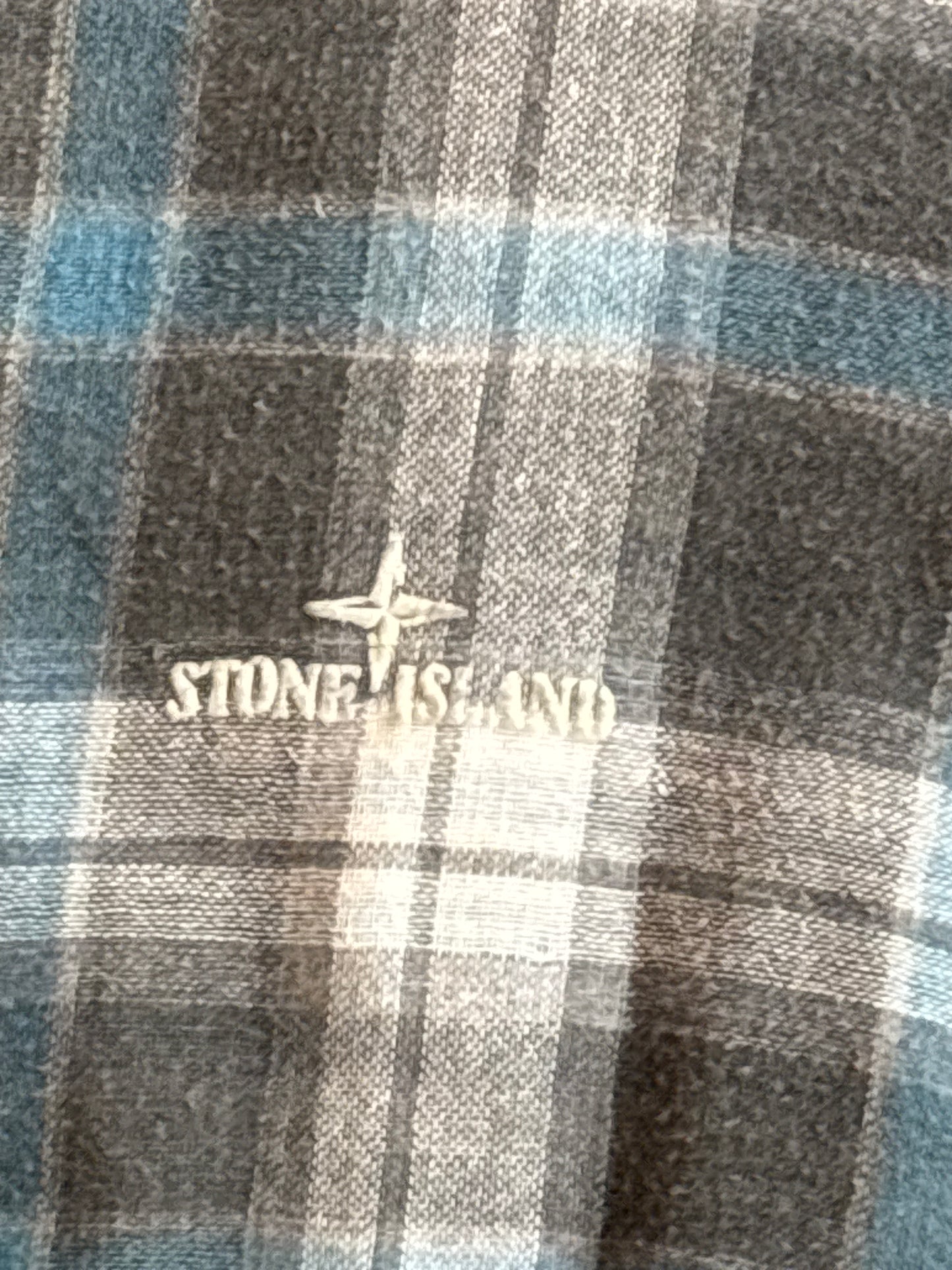 Stone Island Button Up Stripe Shirt XXL