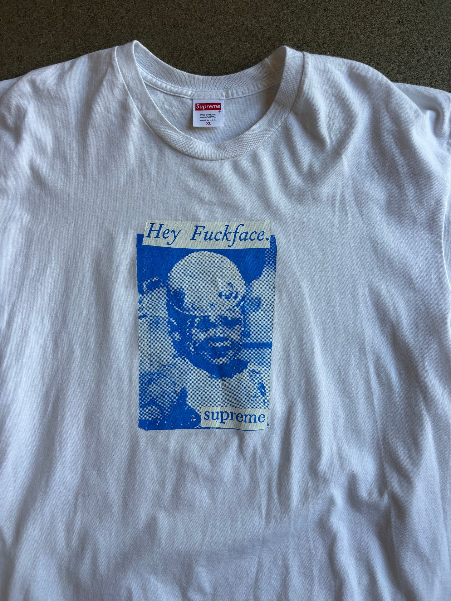 Supreme Fuck Face Tee White XL