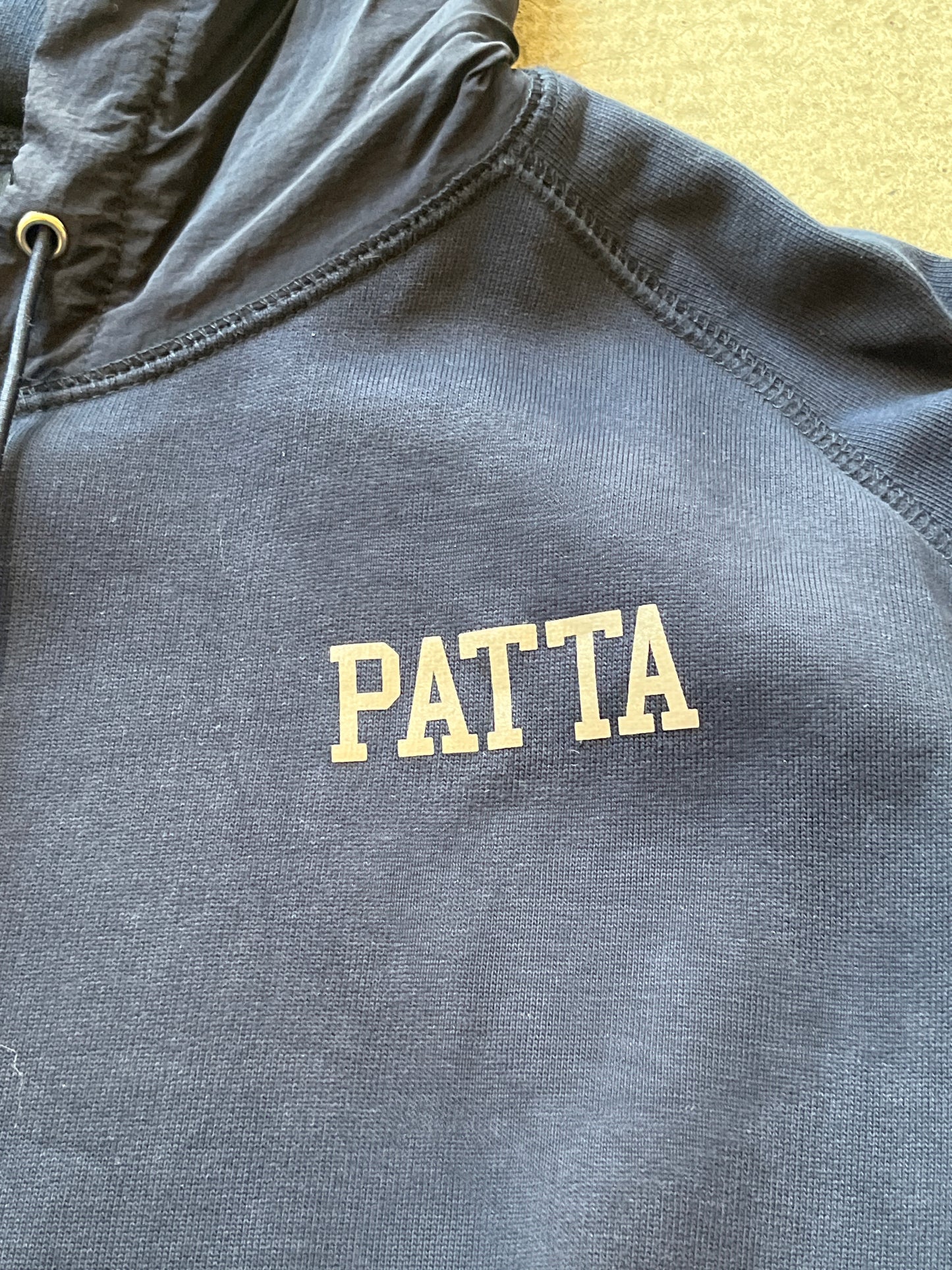 Patta Reflective Logo Tactical Hoodie Navy XL