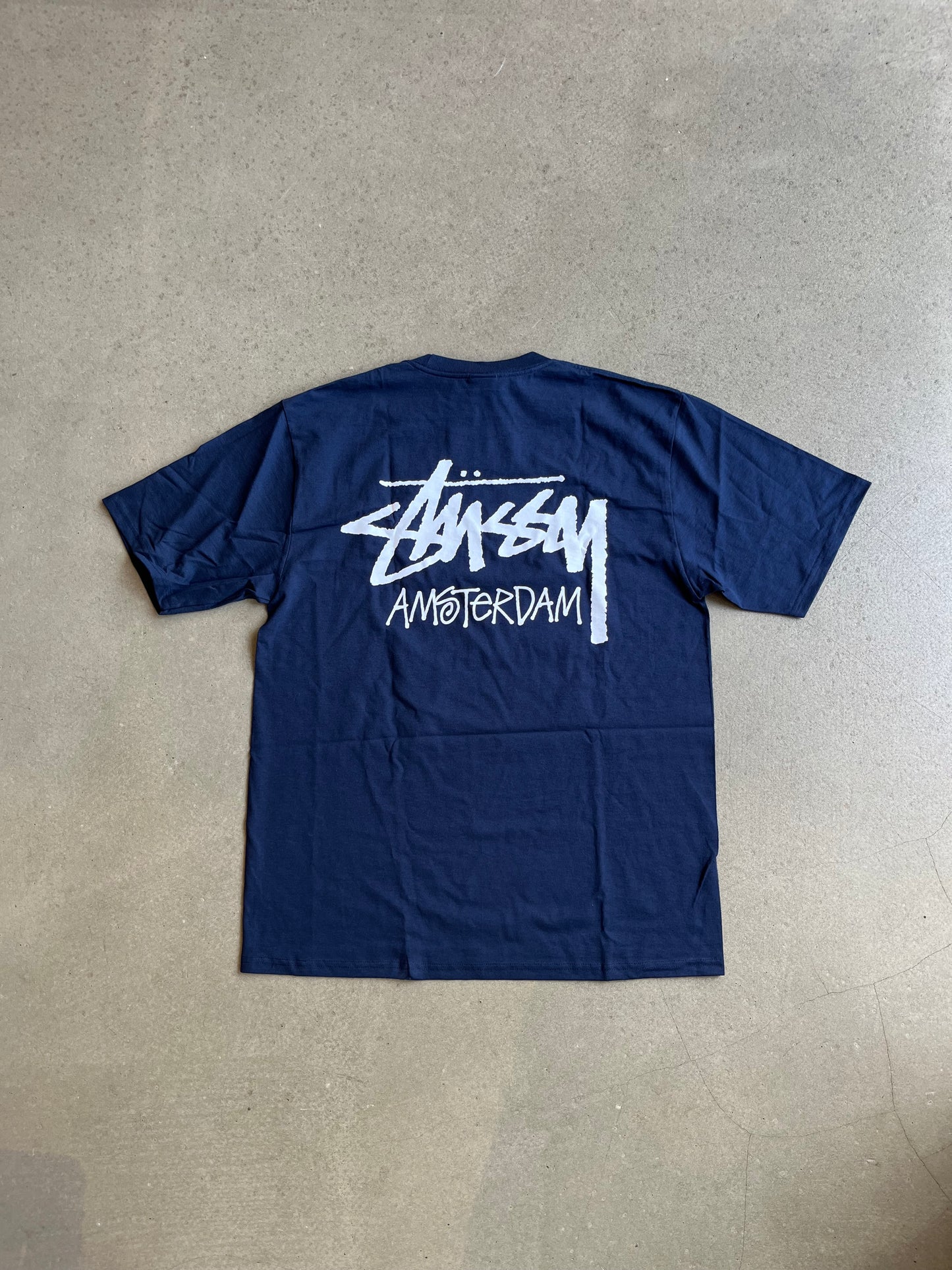 Stussy Amsterdam Tee Navy L