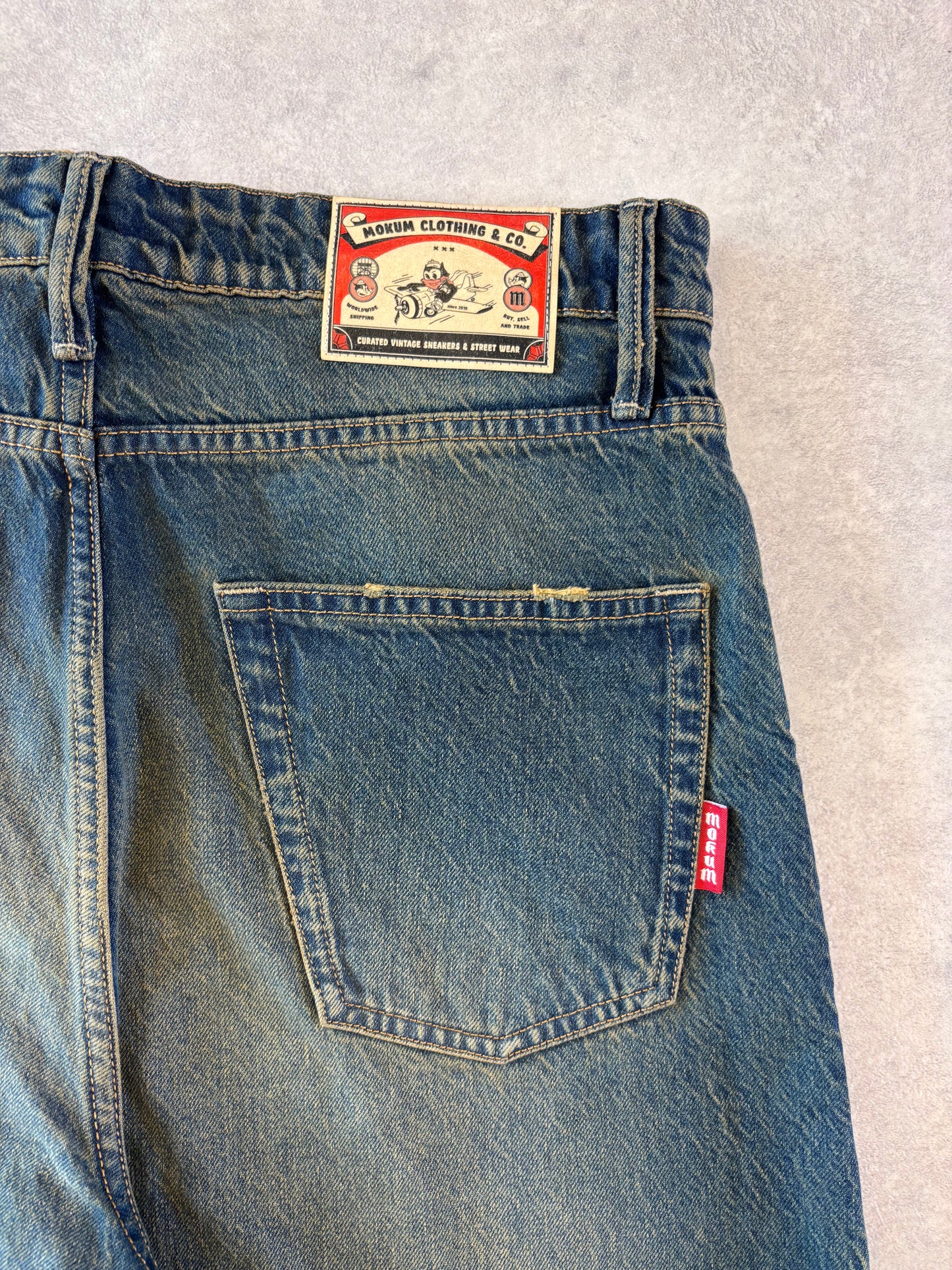 Mokum Clothing 1016LR Original Baggy Jeans - Green