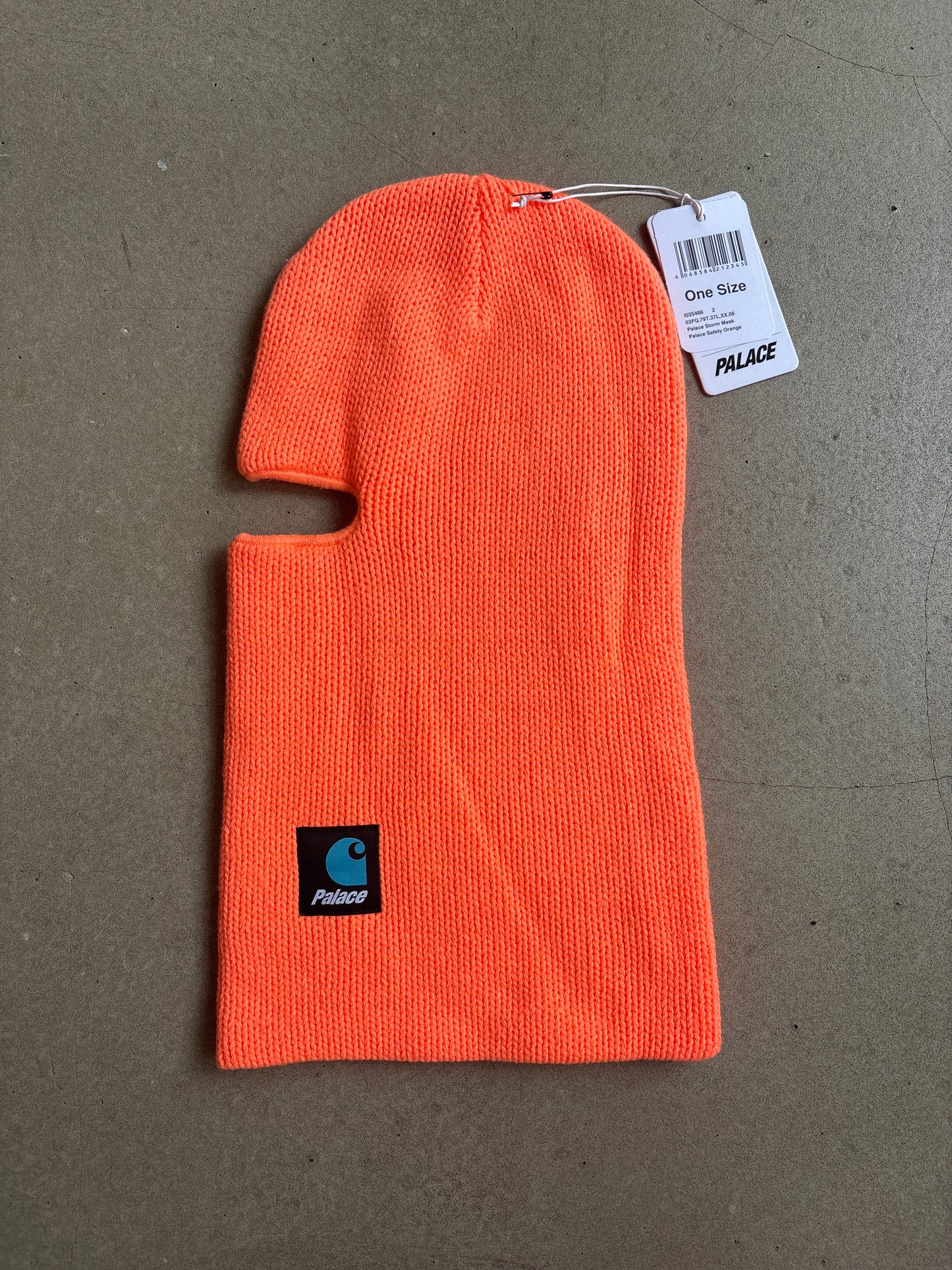 Palace Carhartt WIP Storm Mask Safety Orange