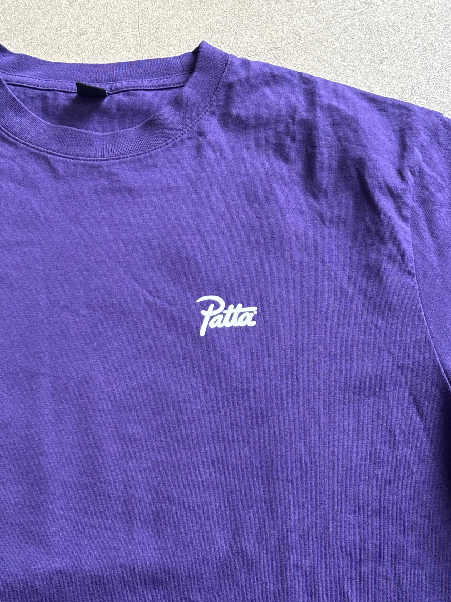 Patta Amsterdam Acid Mushroom Print Tee Purple L