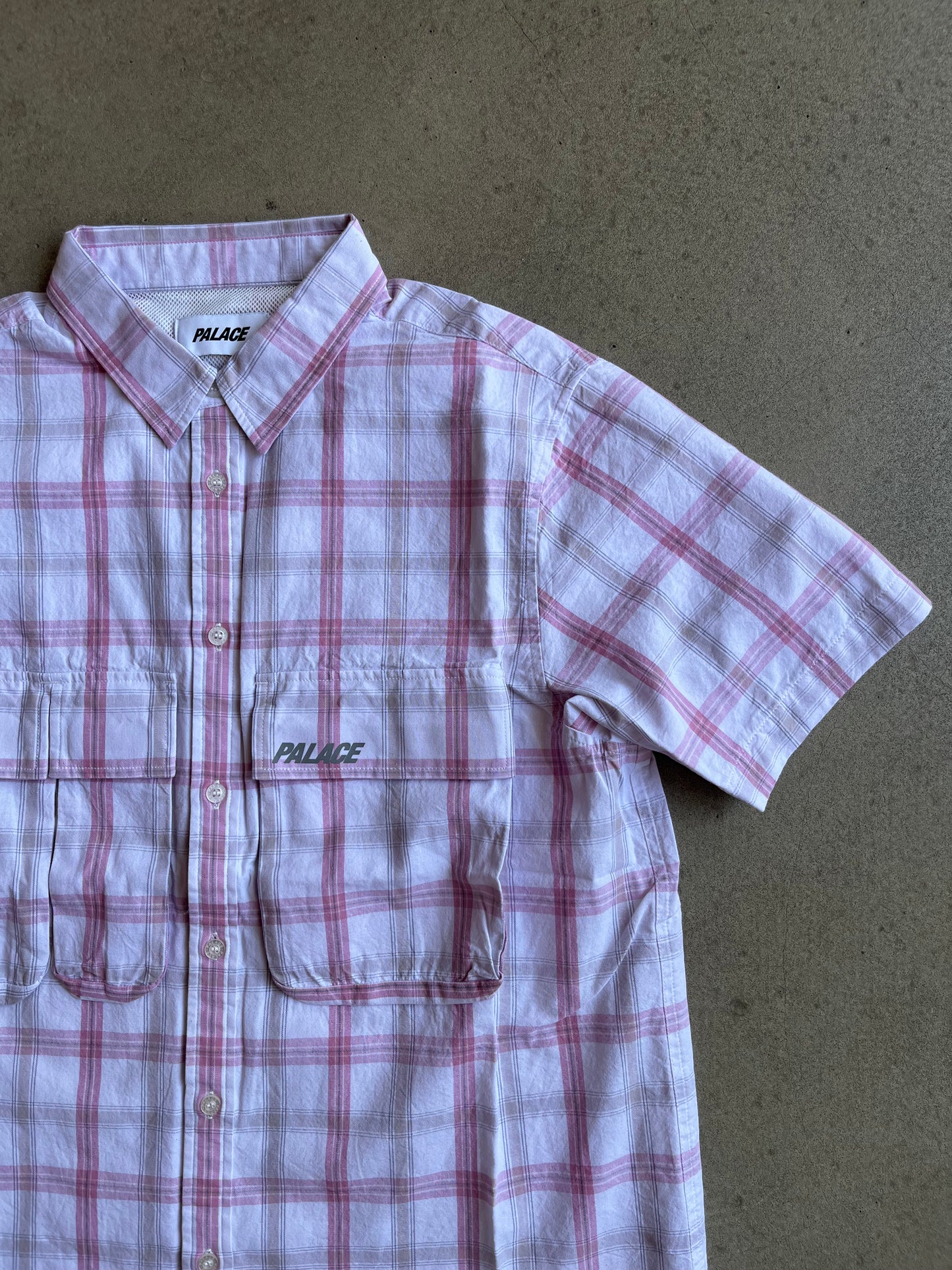Palace Cargo Pocket Shirt Pink
