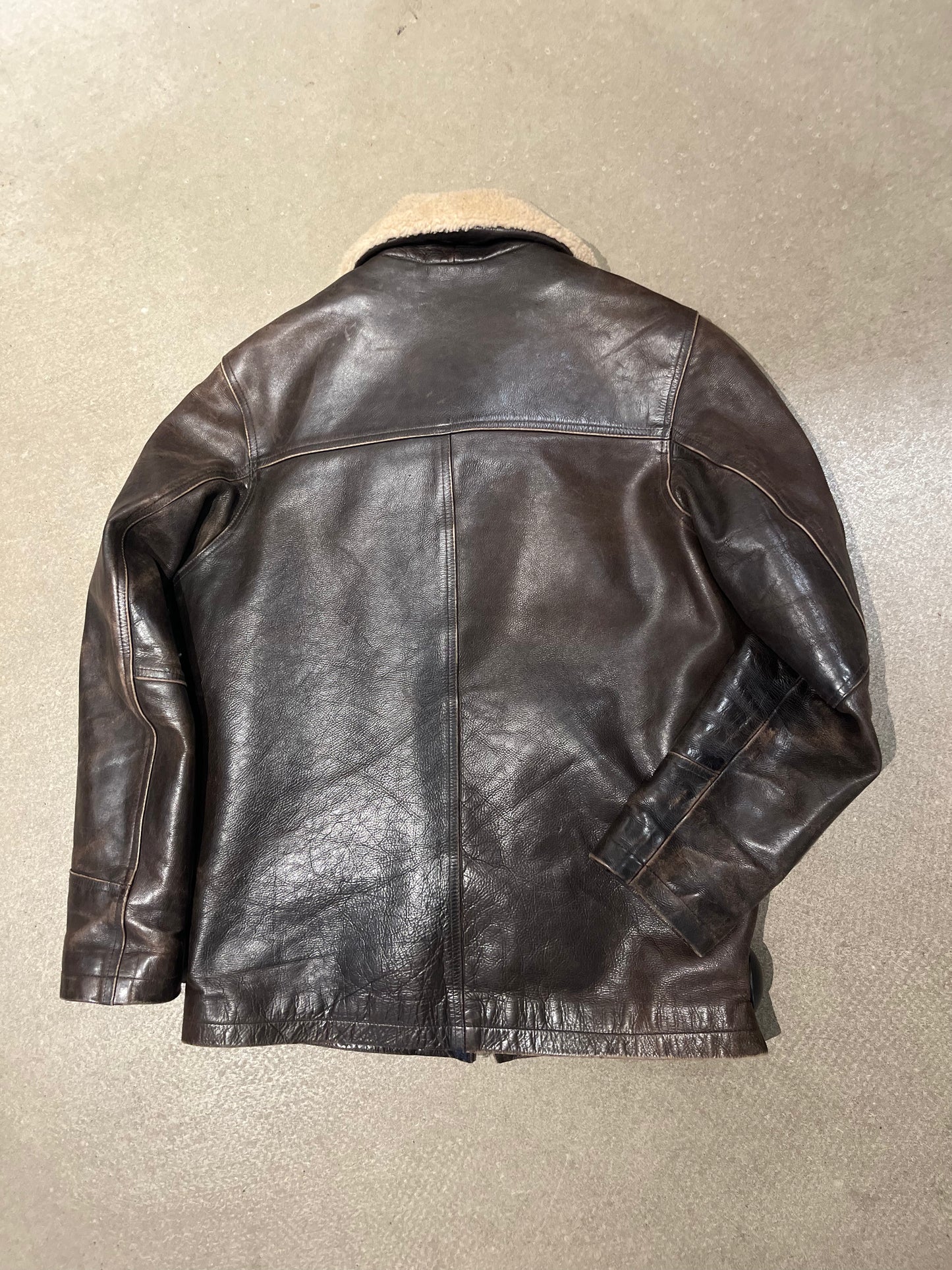 Redskins Aviator Jacket Brown S