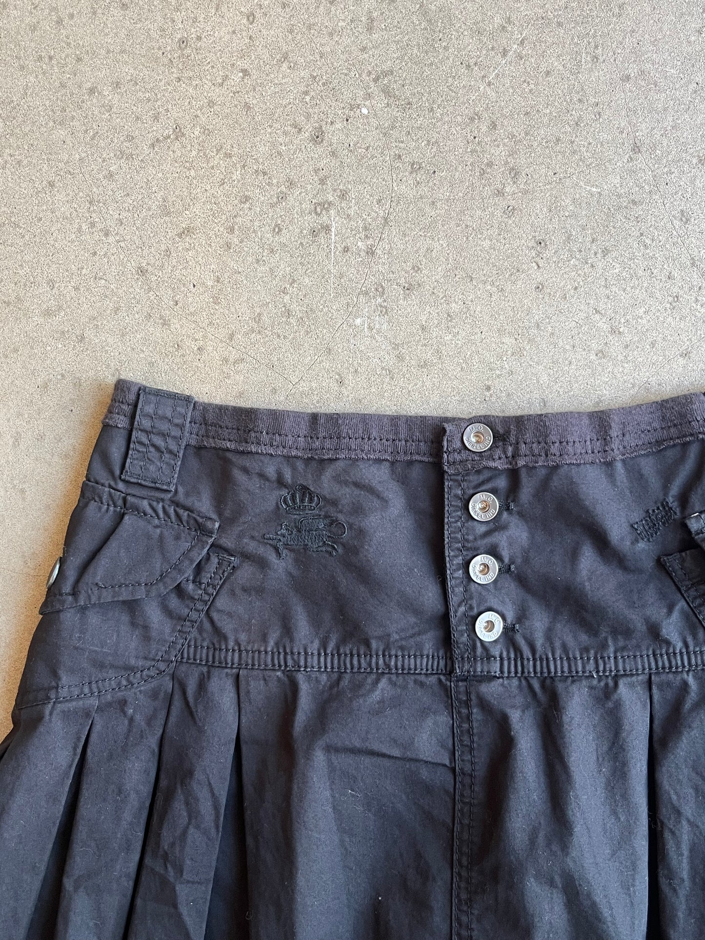 Diesel Pleated Skirt Black Size 29