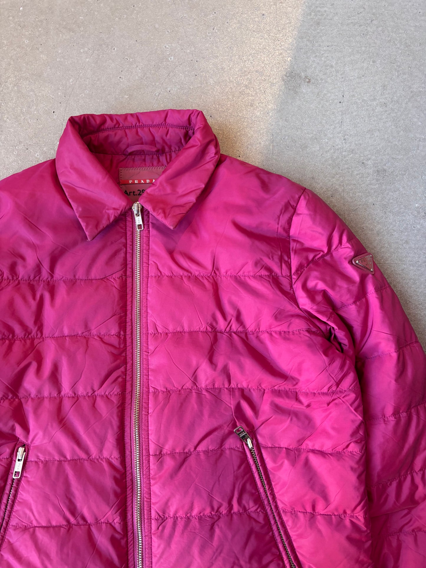Prada Puffer Pink XS