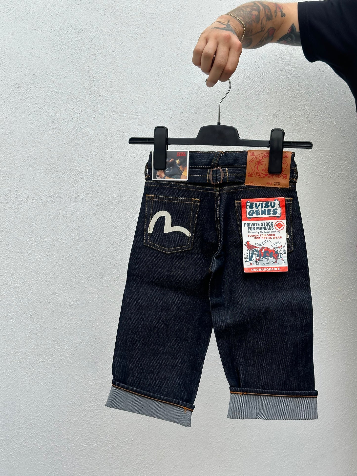 Evisu Kizzu Selvedge Seagull Jeans 2YR