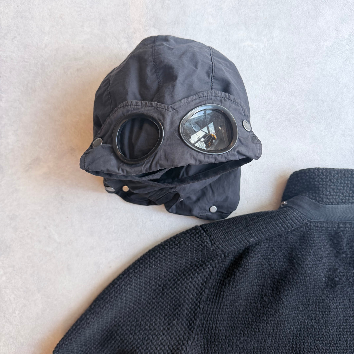 C.P. Company AW '12/'13 Wool Goggle Knit Black 54