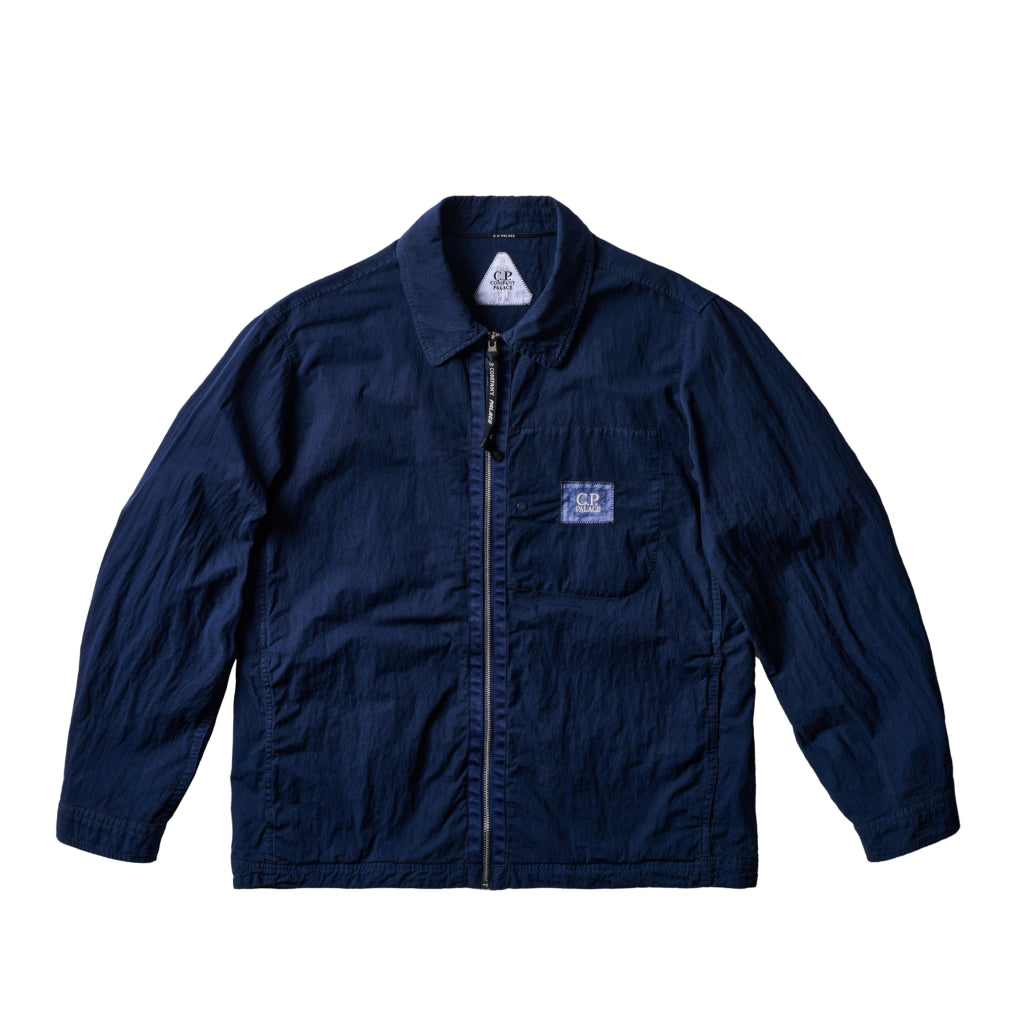 Palace x C.P. Company 50 Fili Heavy Overshirt Navy – Mokum Vintage
