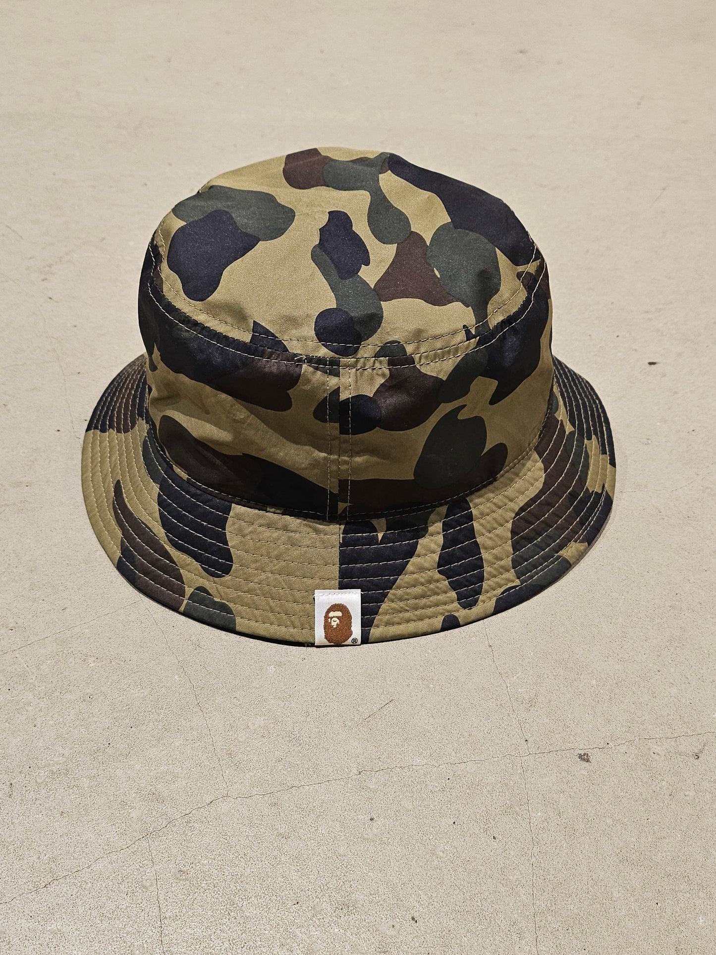 Bape Forest Green Camo Bucket Hat Green