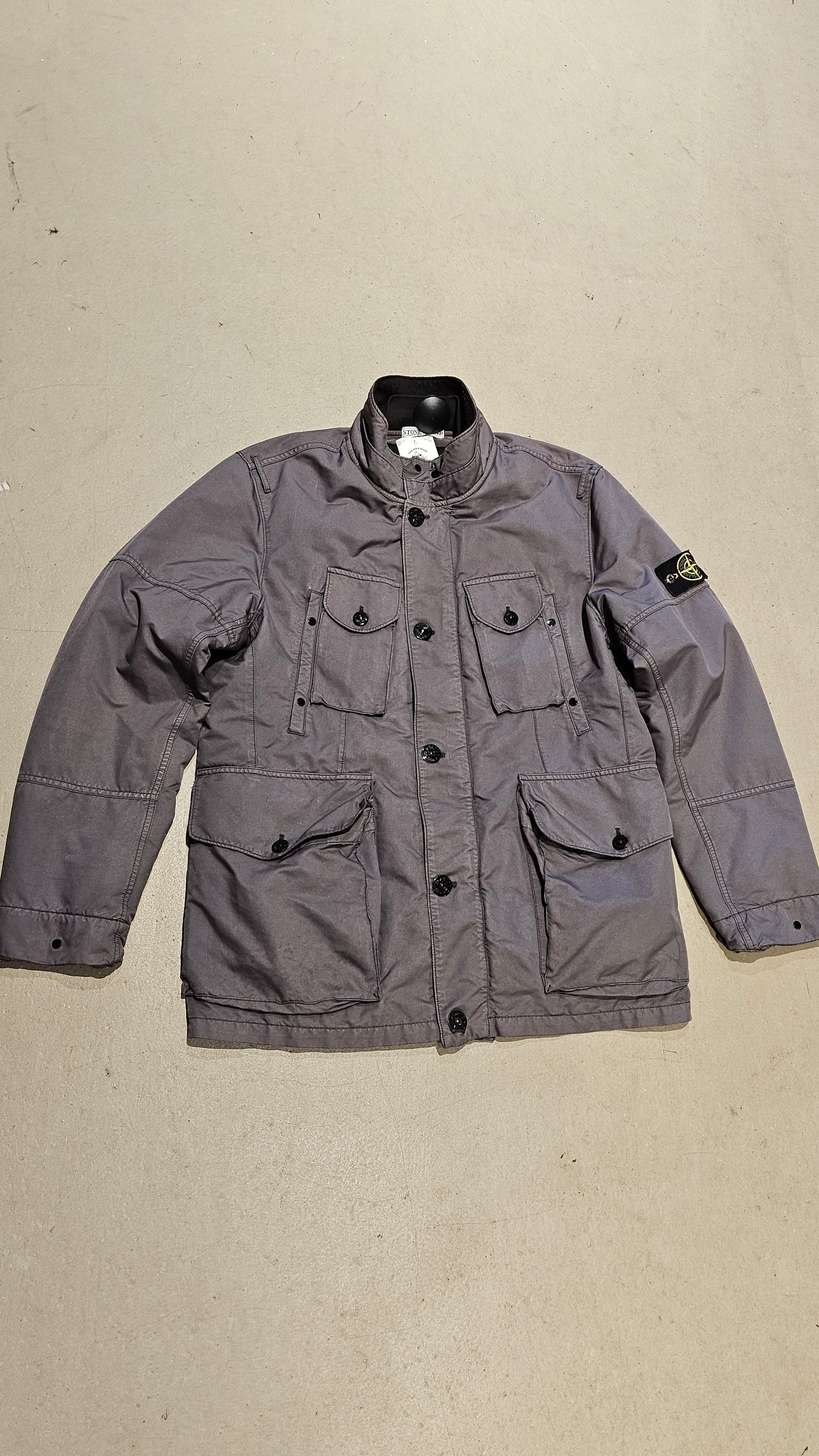 Vintage Stone Island Tactical Down Jacket XXL Grey