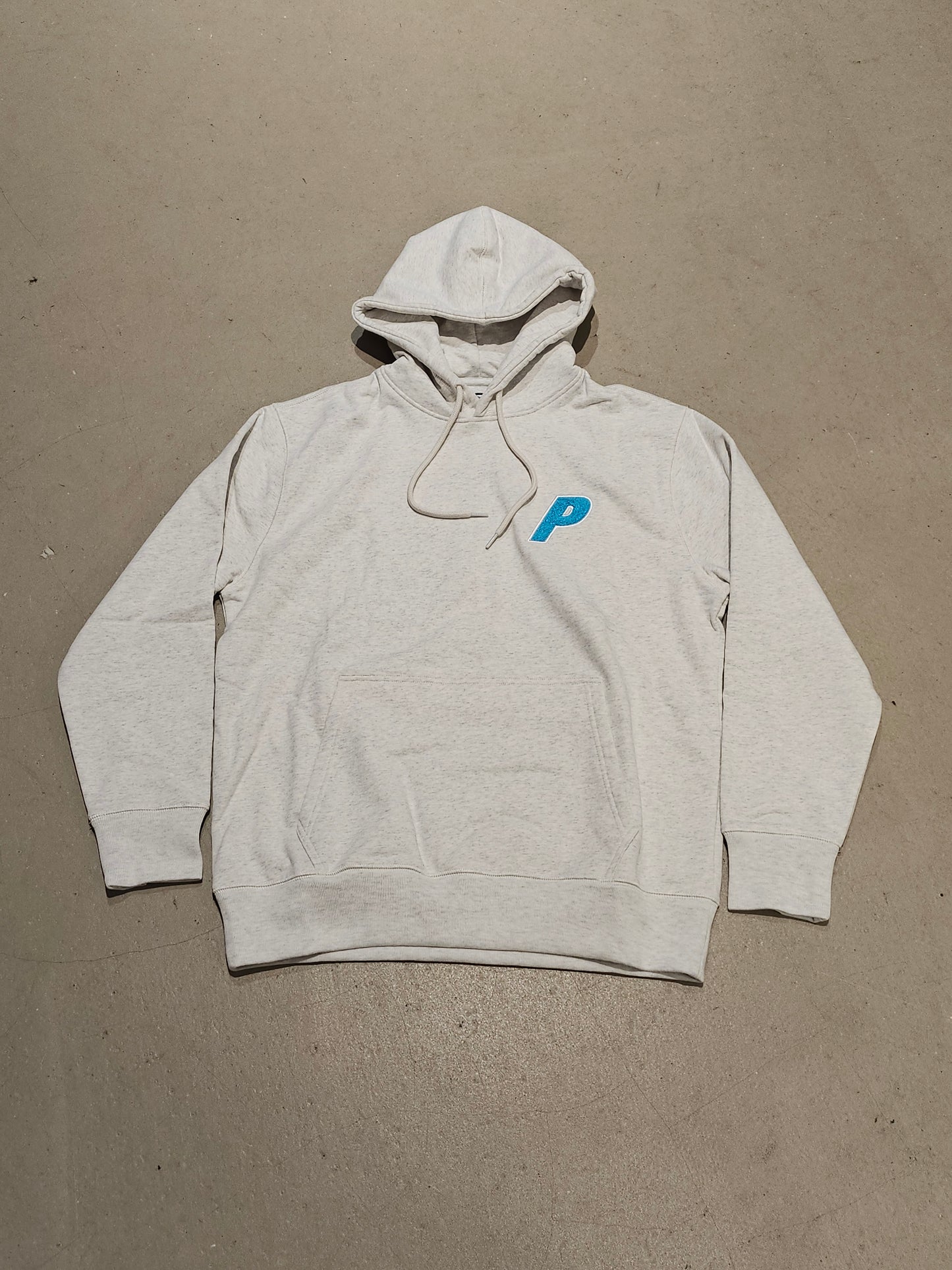 Palace Tri-Chenille Hood Light Grey Marl