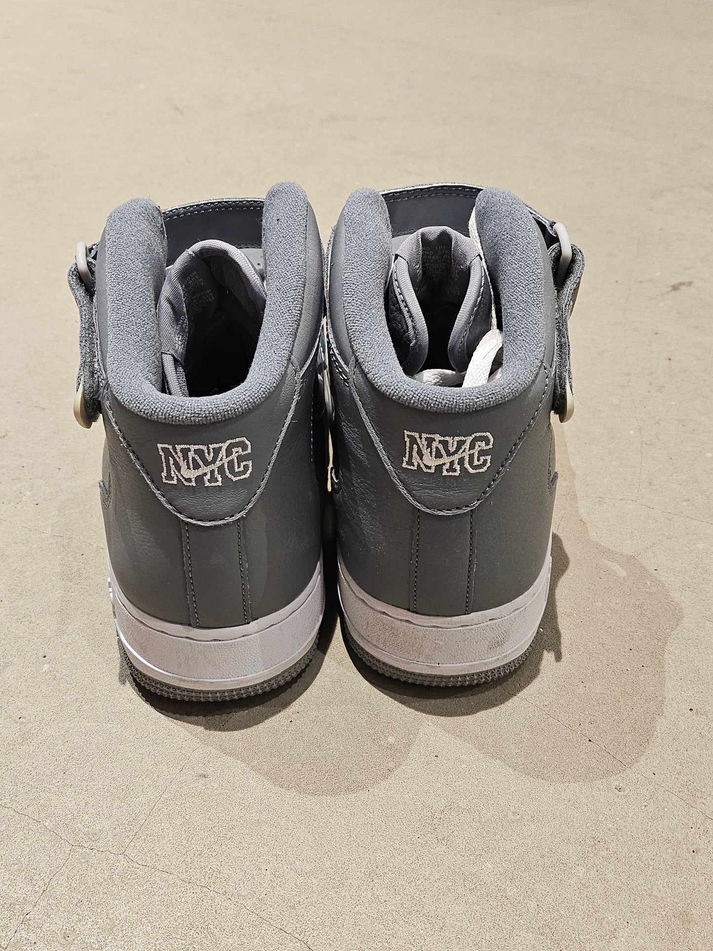 Nike Air Force 1 Mid Jewel NYC Cool Grey EU 44.5