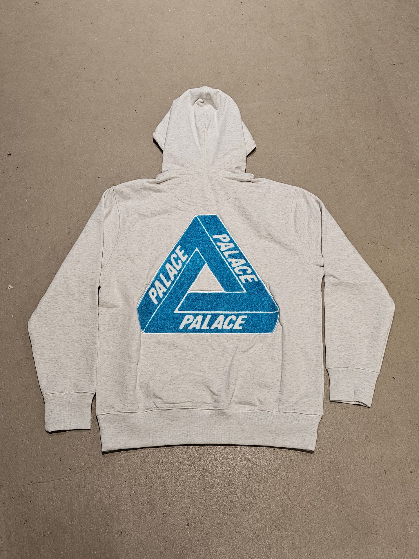 Palace Tri-Chenille Hood Light Grey Marl