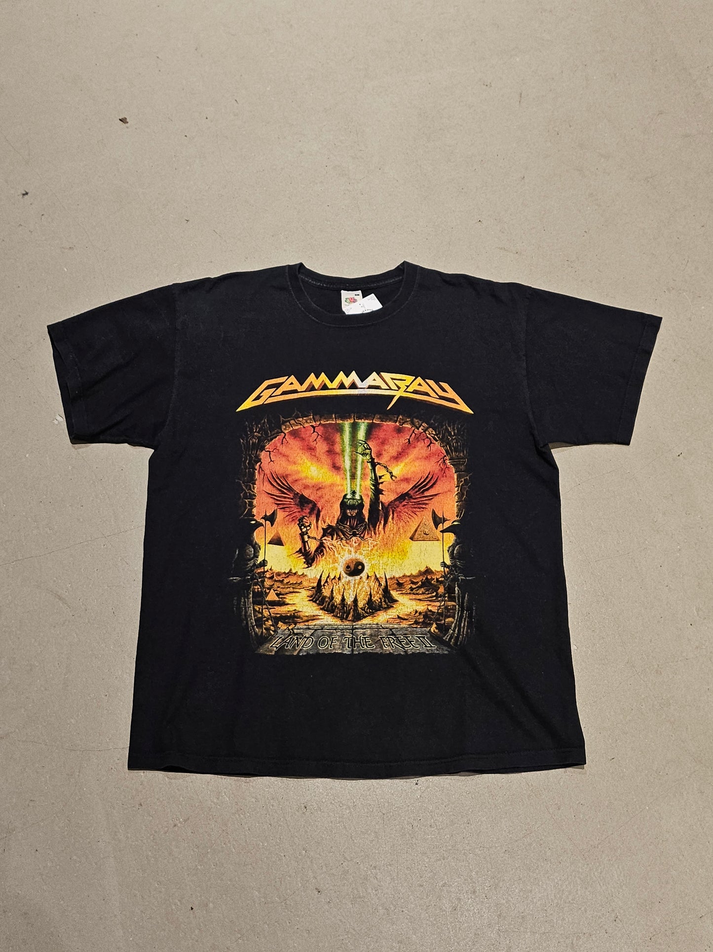Vintage GammaRay Land Of The Free Tee Black XL