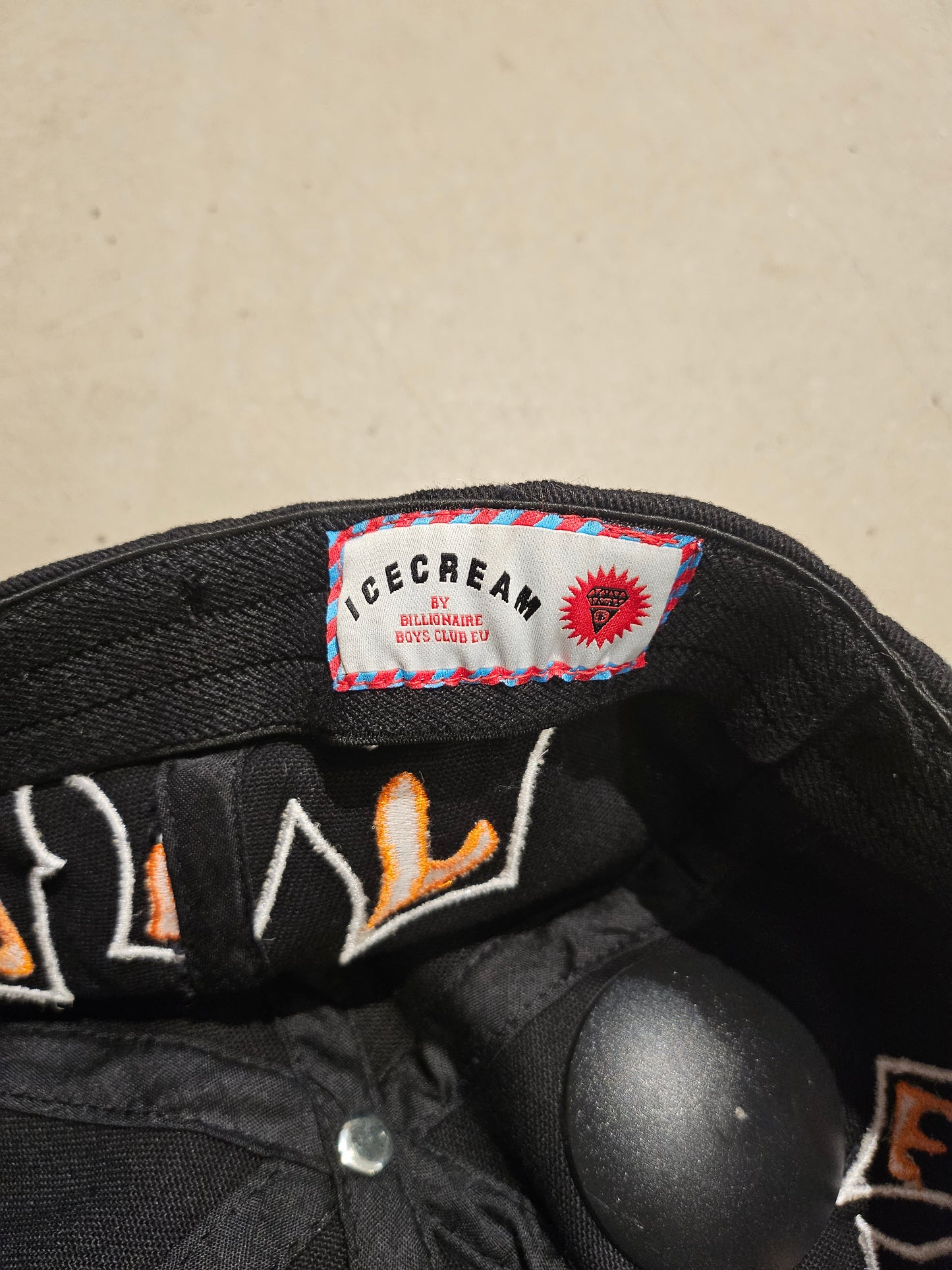 IceCream Cap Old School Black One Size