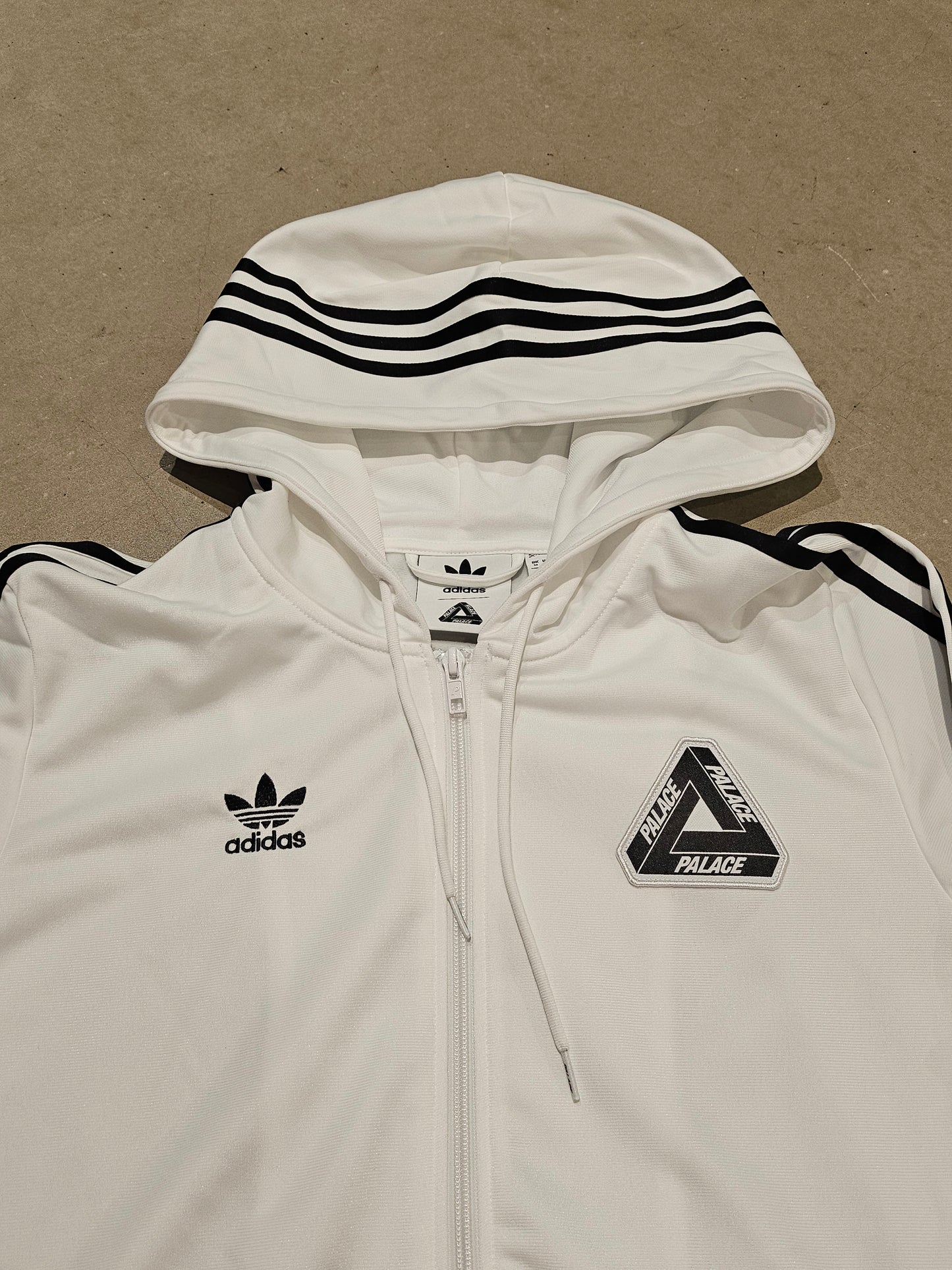 Palace adidas Hooded Firebird Track Top (SS23) White