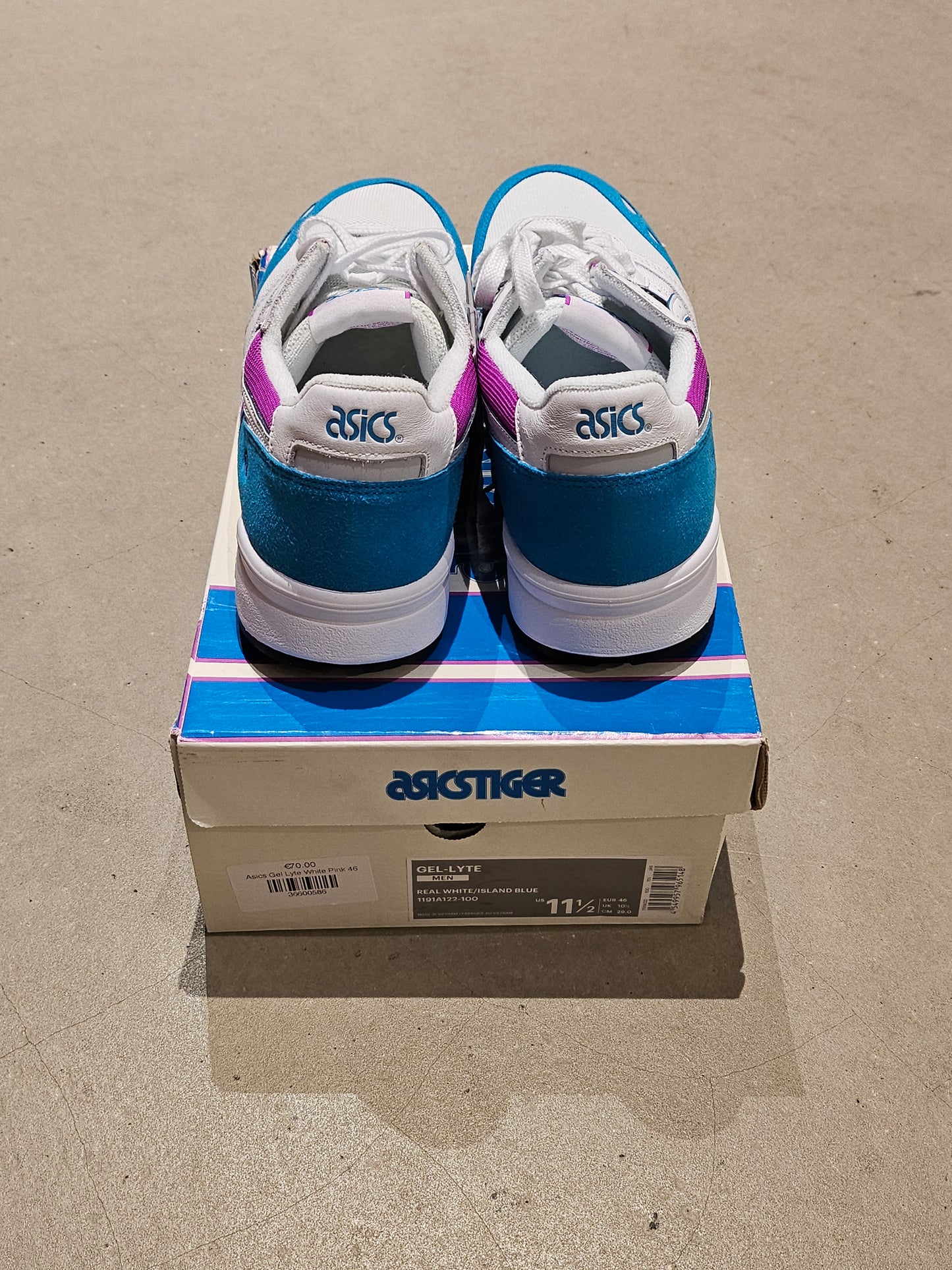 Asics Gel Lyte White Pink EU 46