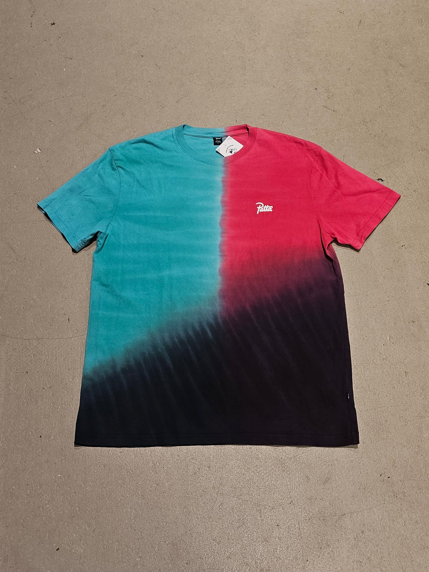 Patta Tie Dye Small Logo Tee Multi Color