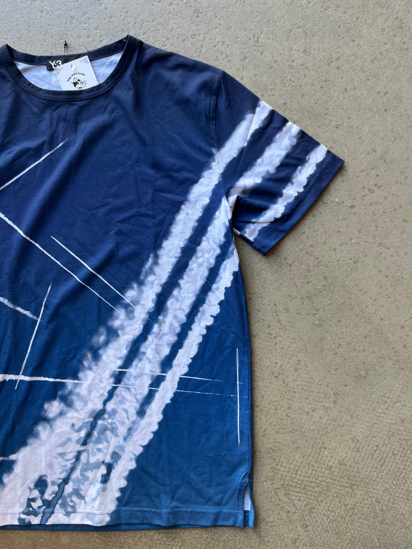 Y-3 Adidas Tee Navy S