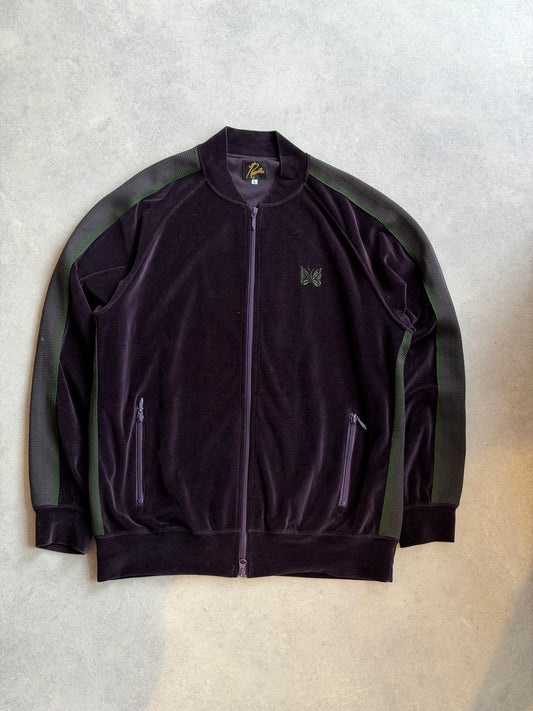 Needles Velour Purple Jacket Size Large